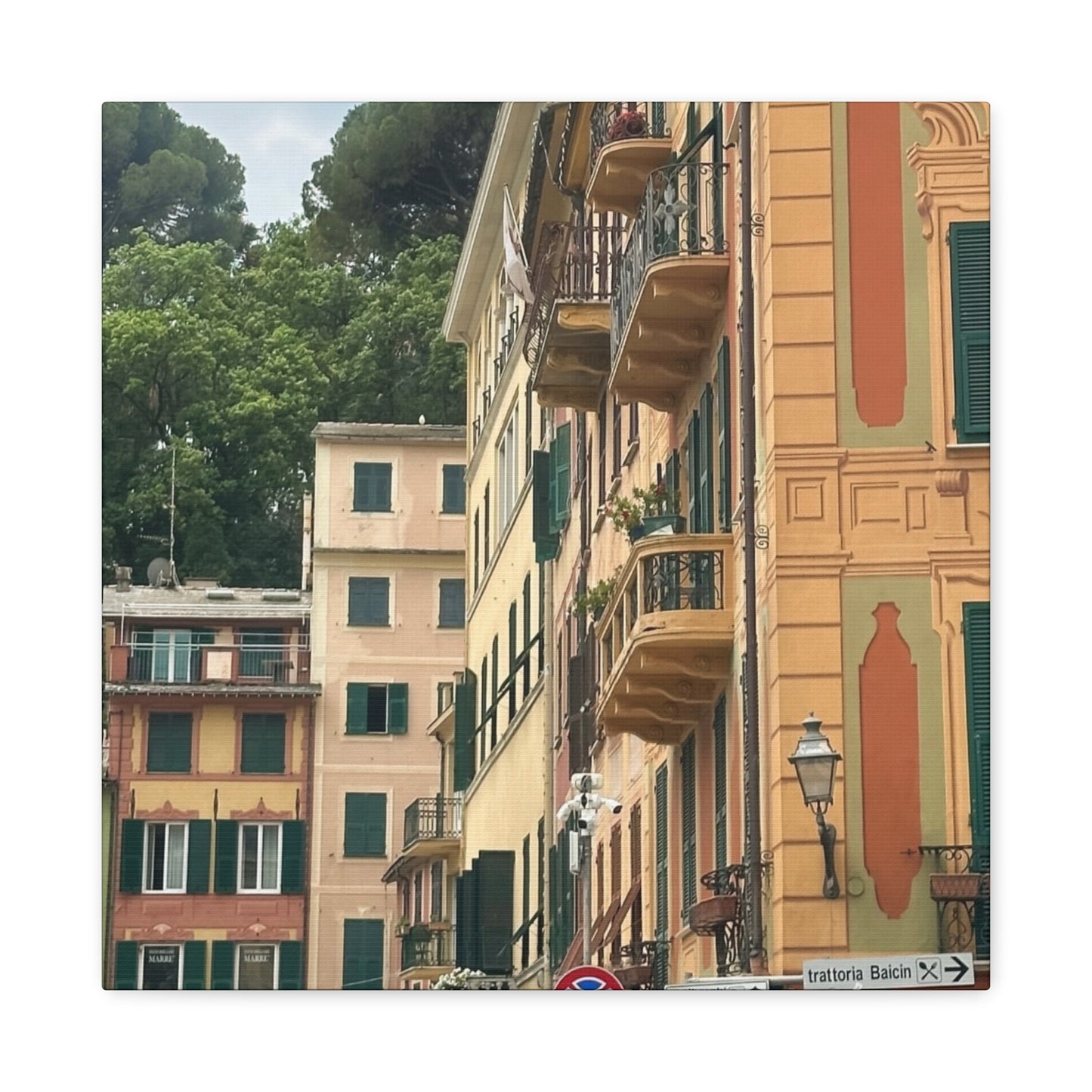 Italian Balcony Wall Decor, Home Decor, Gift for Art Lovers, Cozy Aesthetic, Travel Inspiration