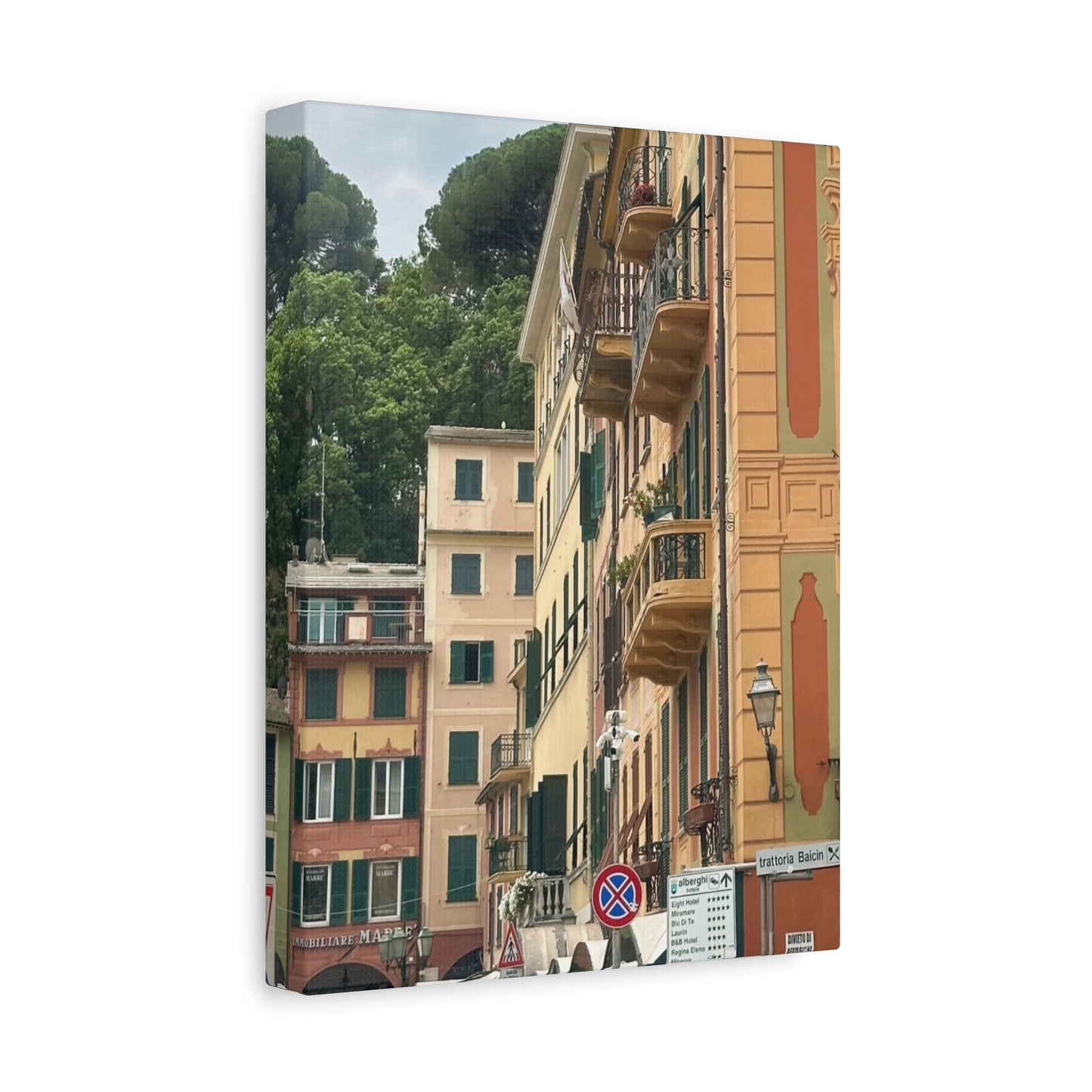 Italian Balcony Wall Decor, Home Decor, Gift for Art Lovers, Cozy Aesthetic, Travel Inspiration