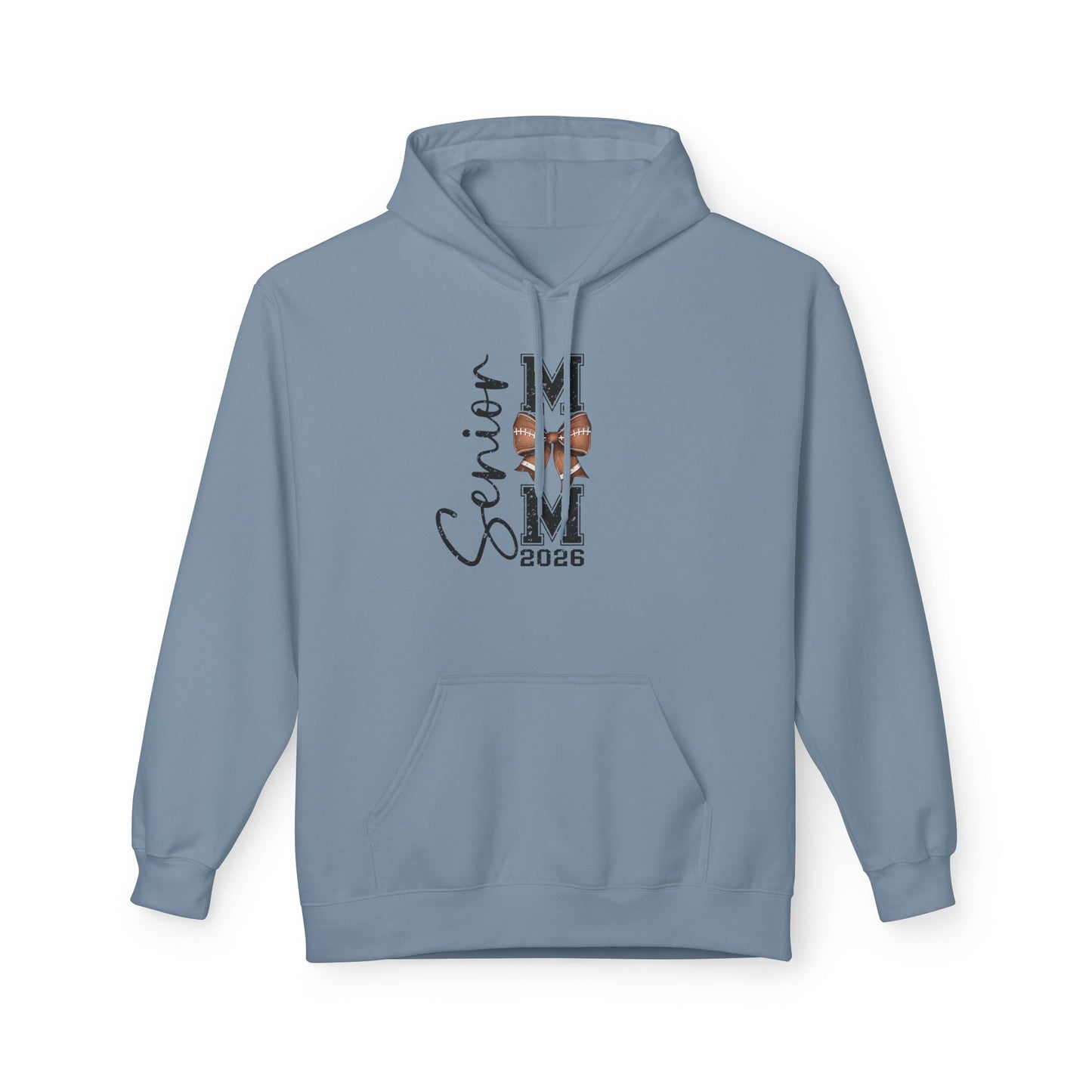 2026 Senior Football Mom, Fleece Hoodie,