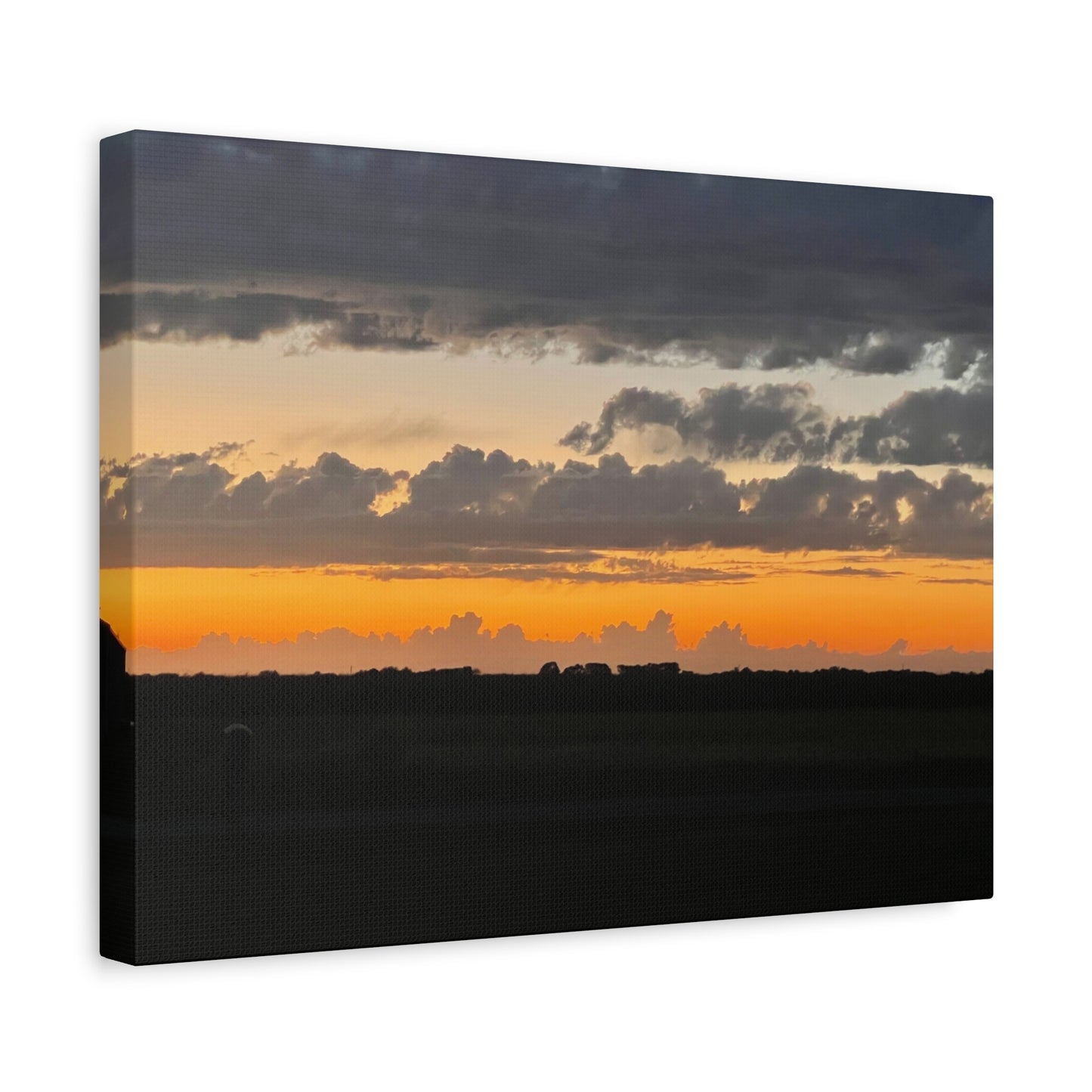 Sunset Canvas Art Print, Wall Decor for Home, Gift for Nature Lovers, Modern Art, Vibrant Landscape, Living Room Decor