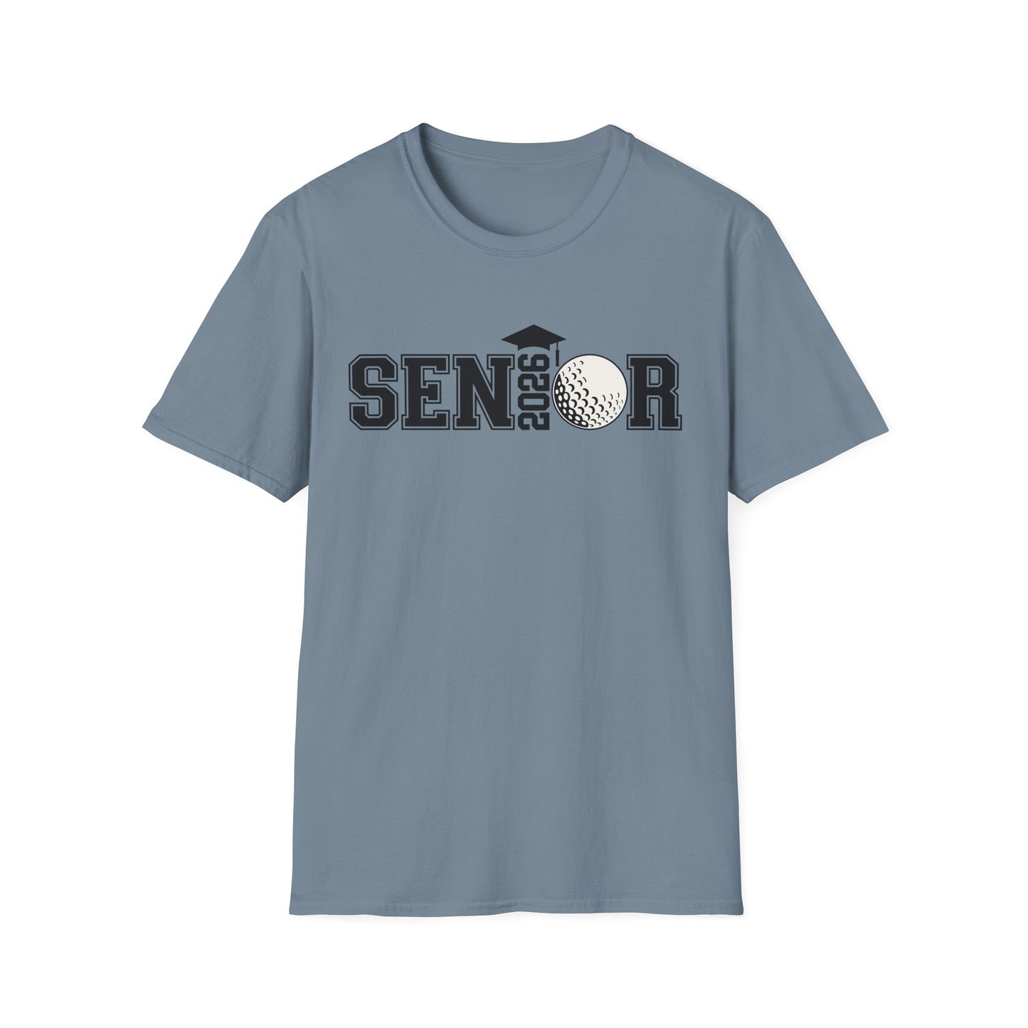Senior Golf 2026 Unisex T-Shirt – Graduation Tee, Senior Shirt, Gift for Graduates, Class of 2026 Merchandise, Cool Casual Wear