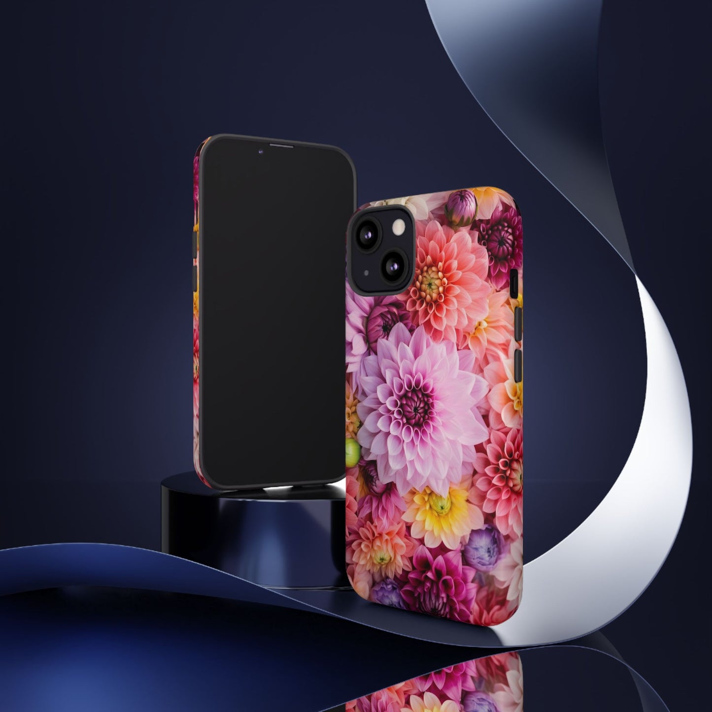 Floral iPhone Case, Tough Floral Phone Cover, Flower Pattern Case, Spring Design, Gift for Her, Durable Phone Accessory