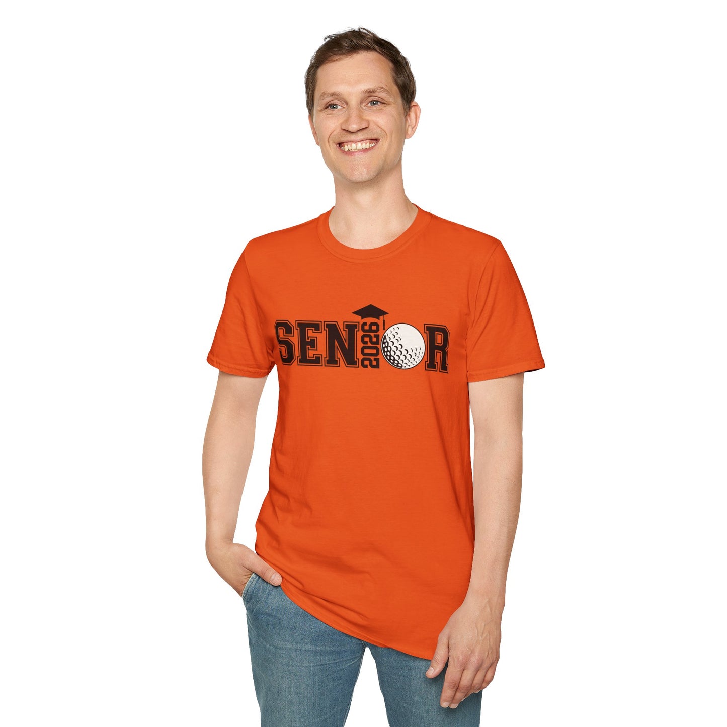 Senior Golf 2026 Unisex T-Shirt – Graduation Tee, Senior Shirt, Gift for Graduates, Class of 2026 Merchandise, Cool Casual Wear