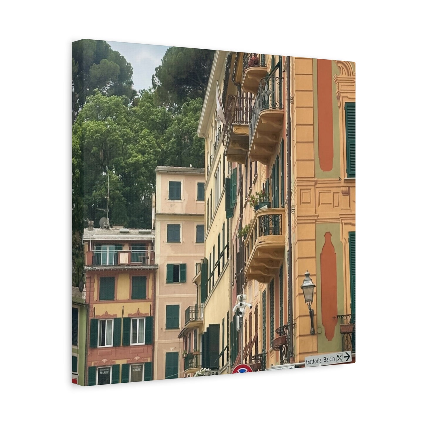 Italian Balcony Wall Decor, Home Decor, Gift for Art Lovers, Cozy Aesthetic, Travel Inspiration