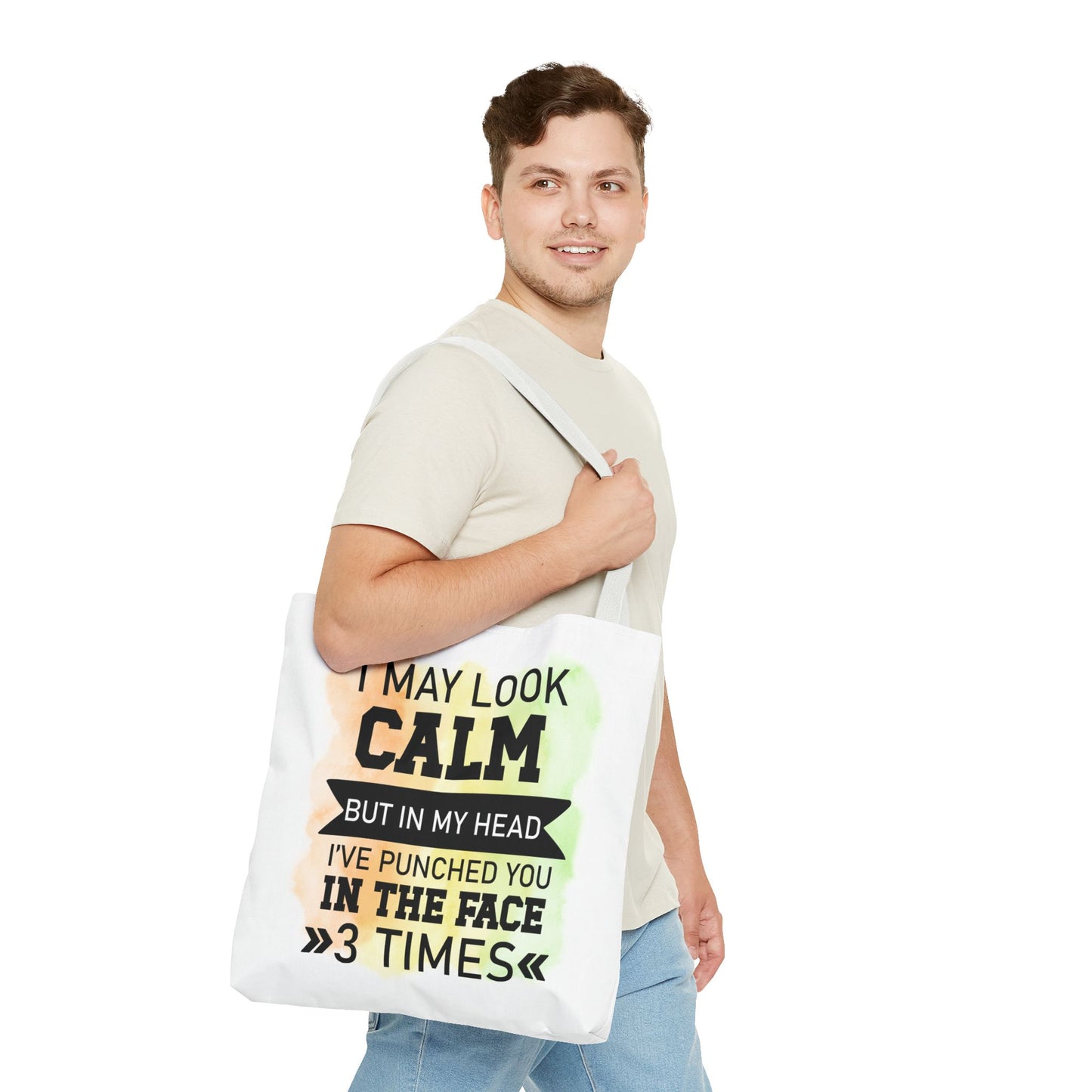 Humorous Tote Bag, Funny Gift for Friends, Everyday Use, Shopping Bag, Motivational Quote, Office Humor, Unique Present