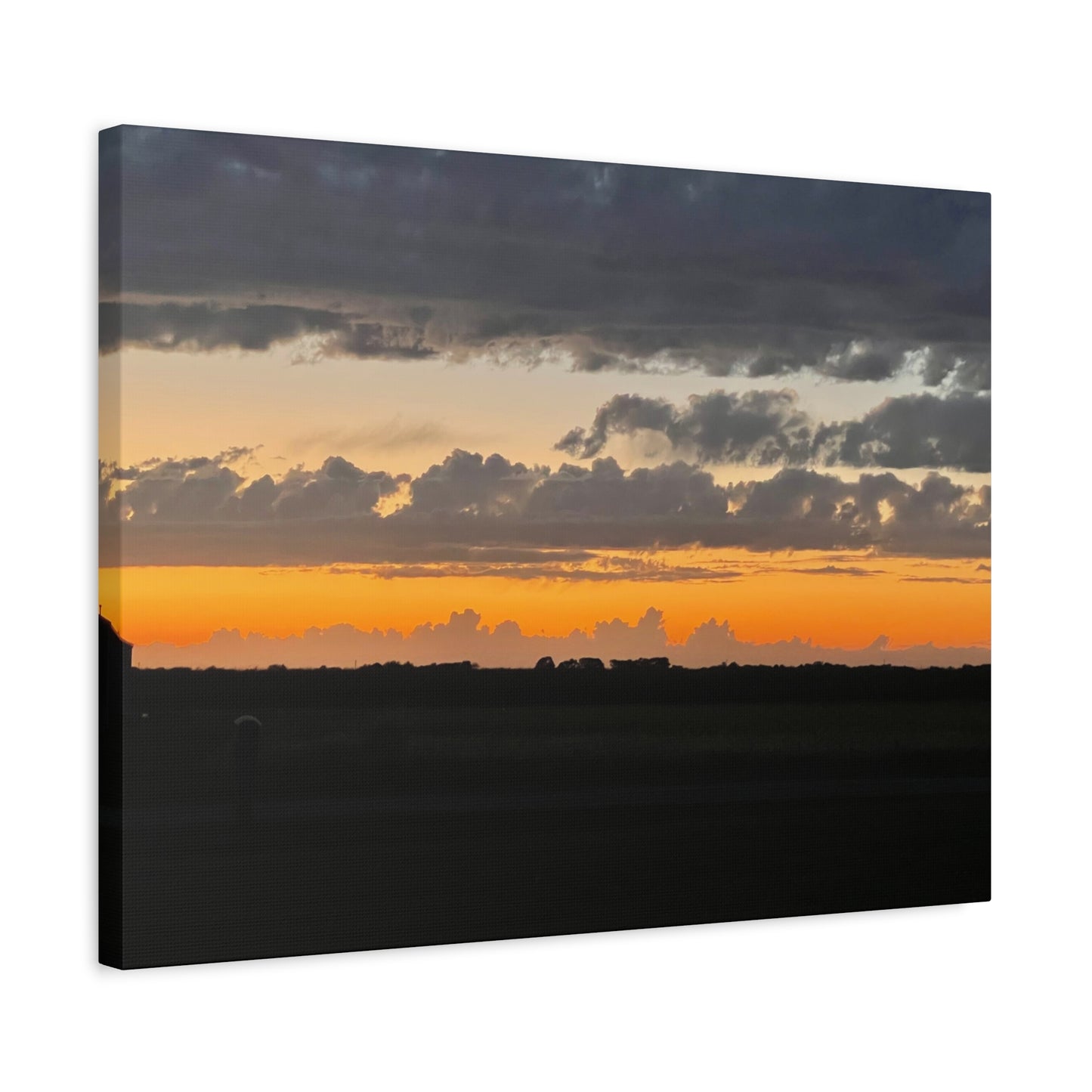 Sunset Canvas Art Print, Wall Decor for Home, Gift for Nature Lovers, Modern Art, Vibrant Landscape, Living Room Decor