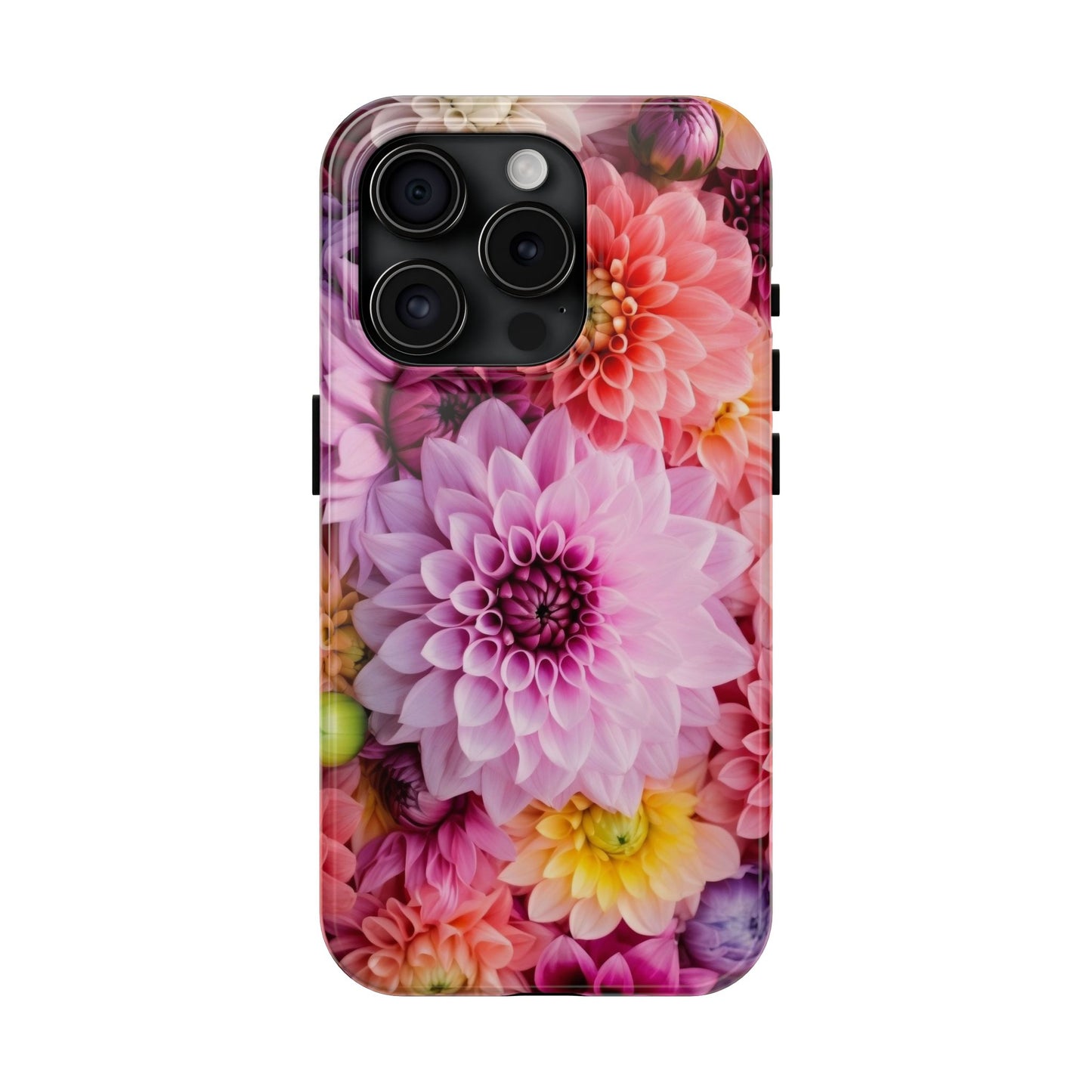 Floral Tough Phone Cases, Durable Phone Cover, Flower Print Case, Gift for Her, Spring Accessories, Custom Phone Case