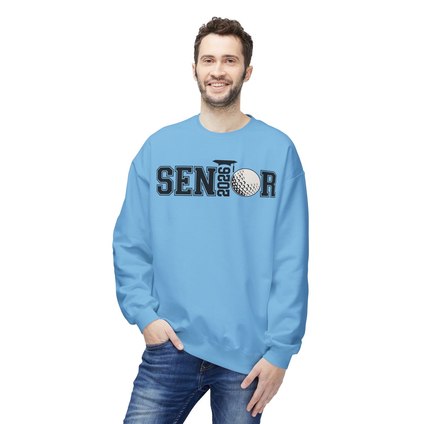 Class of 2026 Golf Sweatshirt, Graduation Gift, Senior Sweatshirt, Unisex Crewneck, Sports Apparel, College Bound Sweatshirt