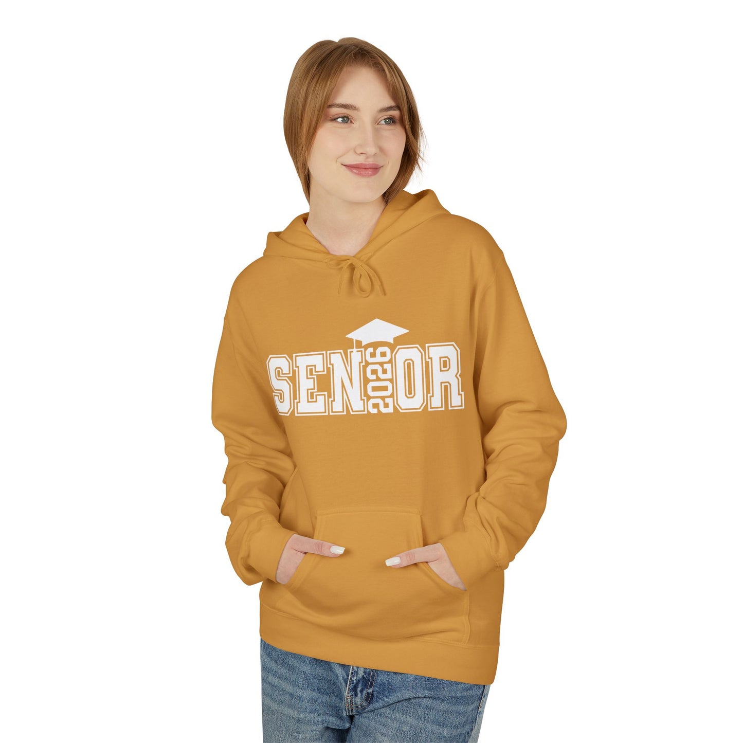 Senior Fleece Hoodie, Cozy Graduation Gift, Class of 2024 Sweatshirt, Unisex Hoodie, Senior Spirit Wear, Comfortable Casual Wear