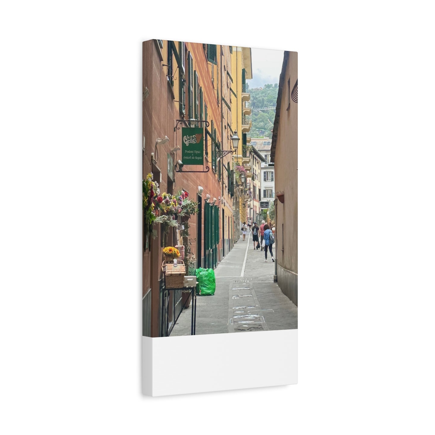 Charming Italy Street Scene Canvas Wall Art, Home Decor, Gift for Art Lovers, Cozy Living Room Decoration, Gallery Wall Accent