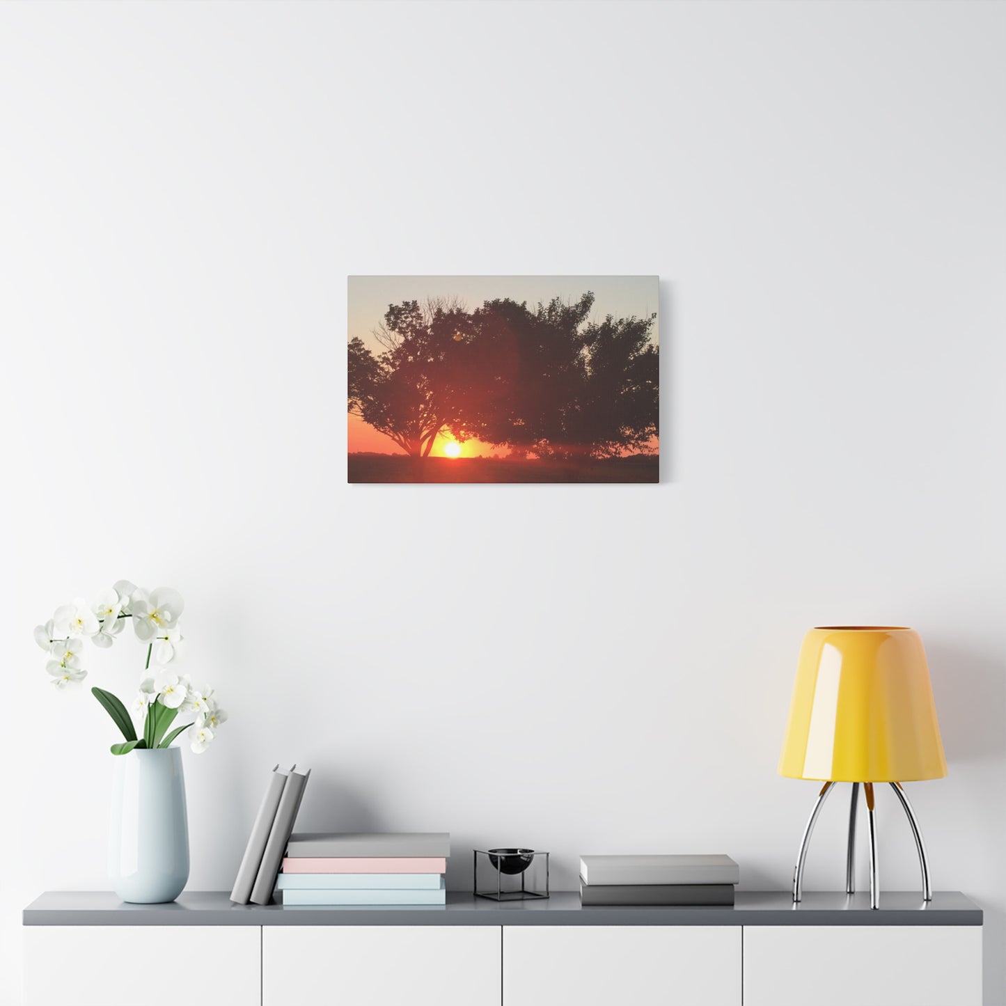 Sunset Serenity Canvas Wall Art, Relaxing Home Decor, Nature Print, Gift for Nature Lovers, Sunset Aesthetic, Art for Living Room
