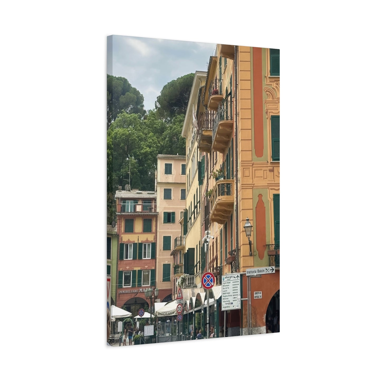 Italian Balcony Wall Decor, Home Decor, Gift for Art Lovers, Cozy Aesthetic, Travel Inspiration