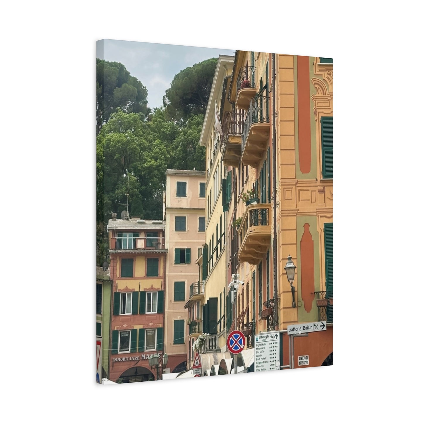 Italian Balcony Wall Decor, Home Decor, Gift for Art Lovers, Cozy Aesthetic, Travel Inspiration