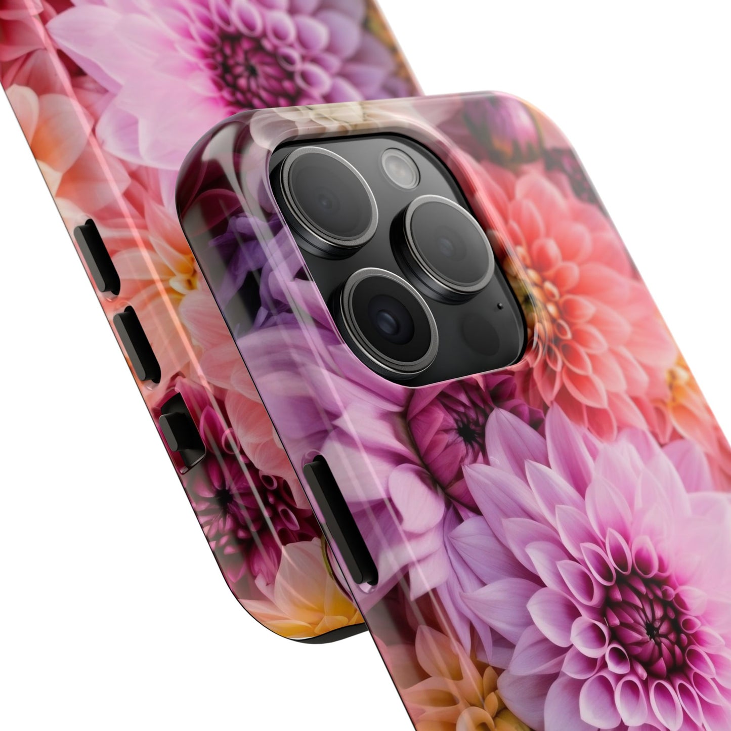 Floral Tough Phone Cases, Durable Phone Cover, Flower Print Case, Gift for Her, Spring Accessories, Custom Phone Case