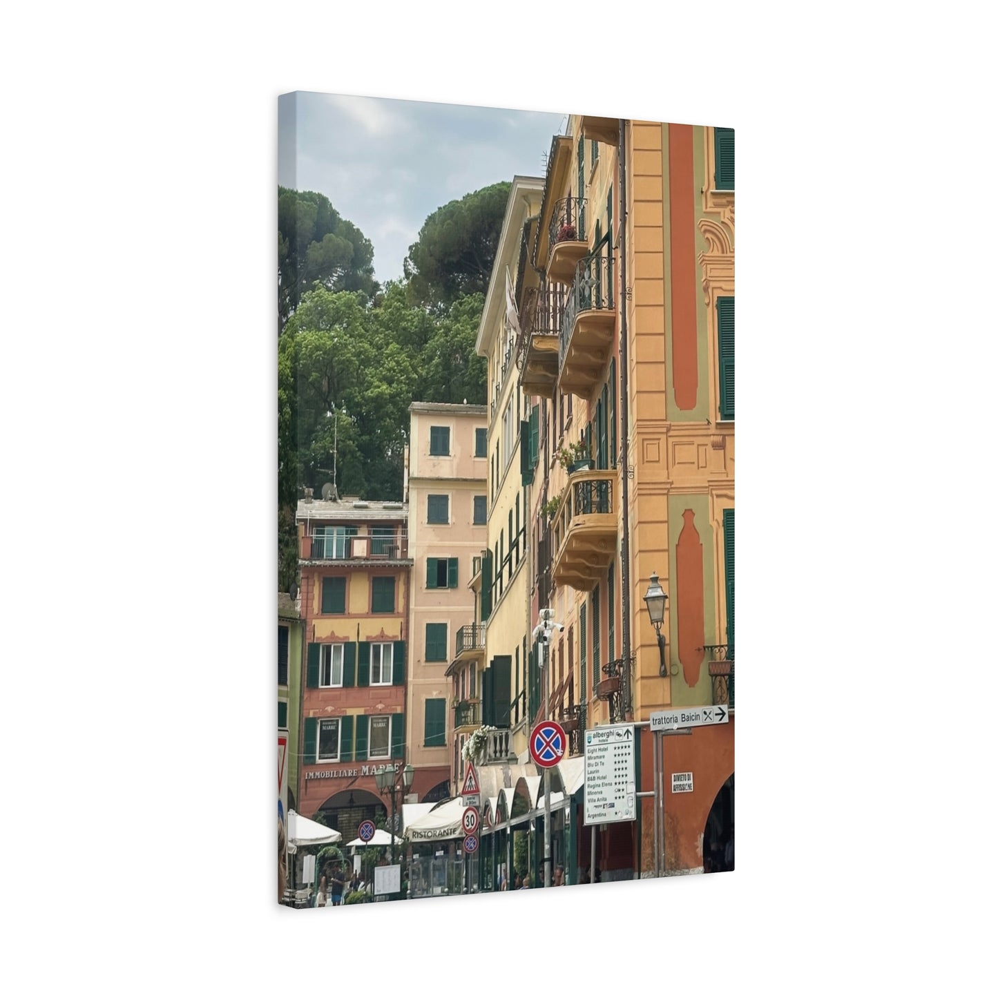 Italian Balcony Wall Decor, Home Decor, Gift for Art Lovers, Cozy Aesthetic, Travel Inspiration