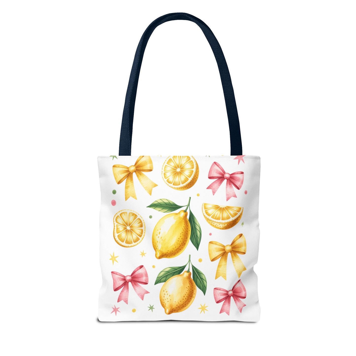 Lemon-Themed Tote Bag, Cute Duck Design Tote, Summer Accessory, Gift for Her, Reusable Shopping Bag, Fun and Functional