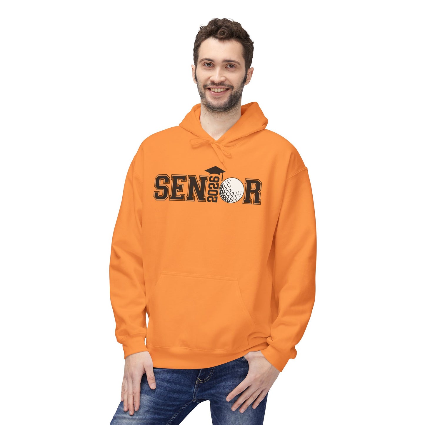 Senior- Golf Fleece Hoodie - Perfect for Graduates, Cozy Gift for Seniors, College Prep, Class of 2023, Warm and Stylish