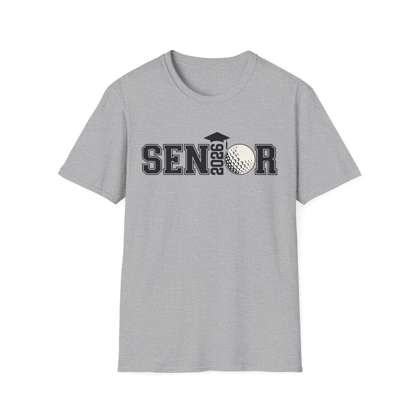 Senior Golf 2026 Unisex T-Shirt – Graduation Tee, Senior Shirt, Gift for Graduates, Class of 2026 Merchandise, Cool Casual Wear