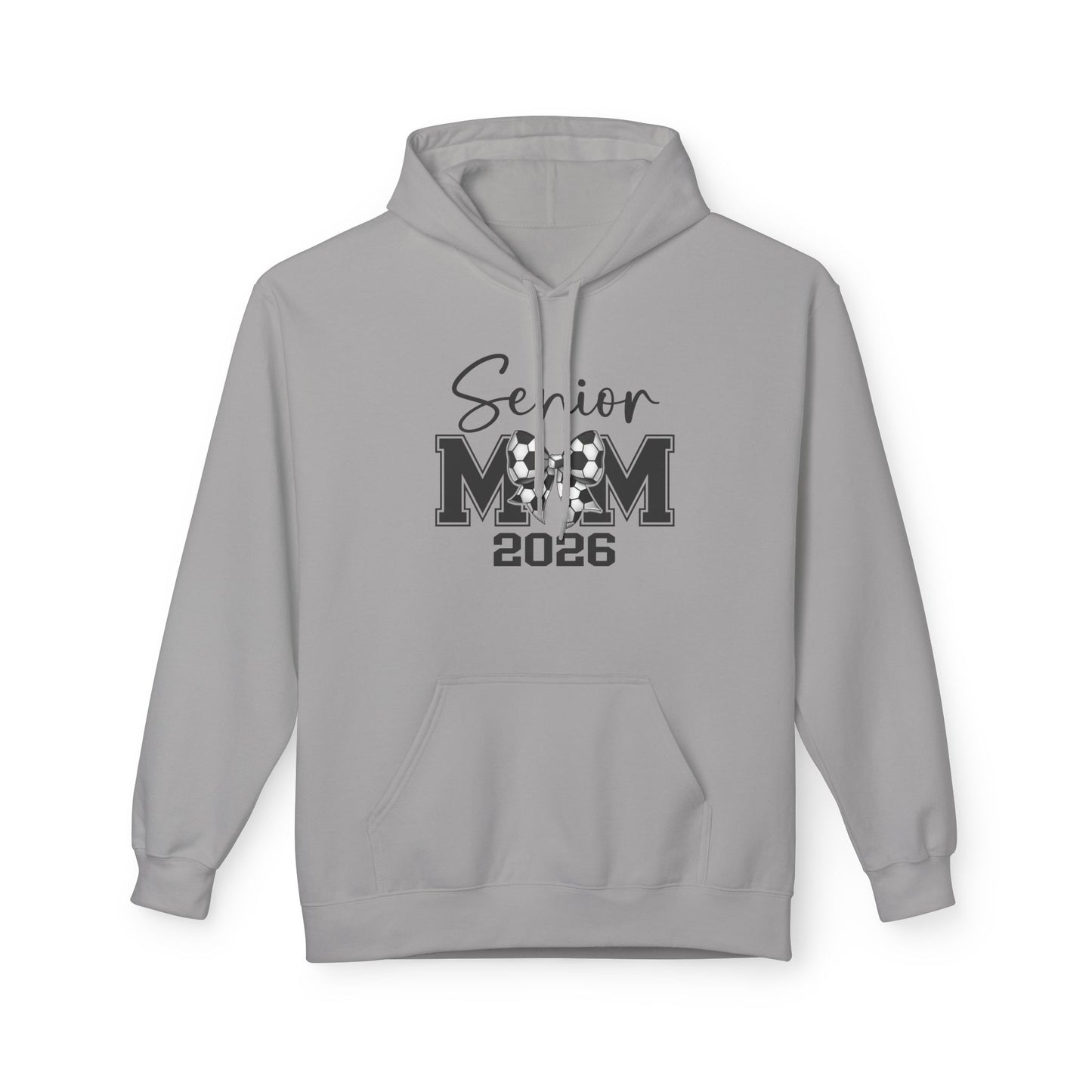 Senior Soccer Mom 2026 Midweight Fleece Hoodie,