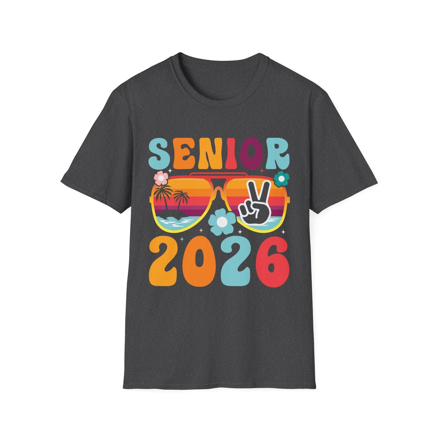 2026 Senior T-Shirt, Unisex Softstyle Tee, Graduation Gift, Summer Vibes Shirt, Class of 2026, Senior Celebration Apparel