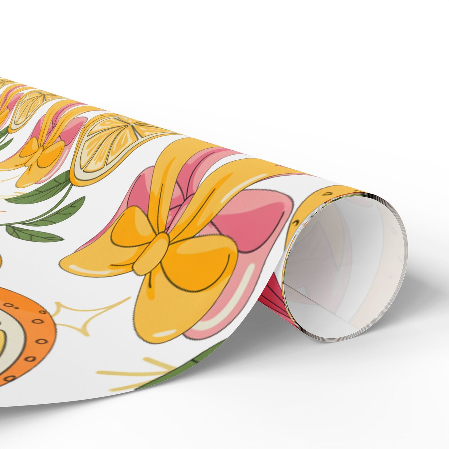Vibrant Citrus Wrapping Paper, Colorful Gift Wrap, Holiday Decor, Celebration Wrap, Party Supplies, Crafting Paper