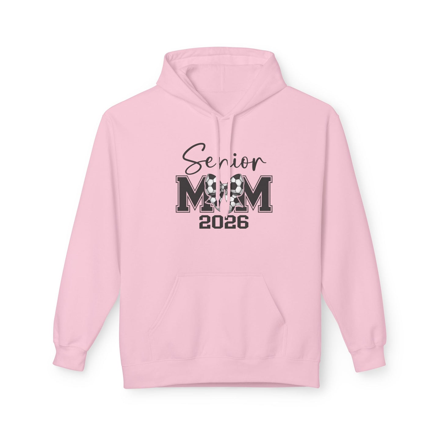 Senior Soccer Mom 2026 Midweight Fleece Hoodie,