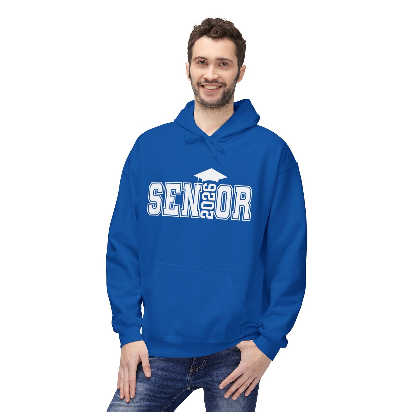 Senior Fleece Hoodie, Cozy Graduation Gift, Class of 2024 Sweatshirt, Unisex Hoodie, Senior Spirit Wear, Comfortable Casual Wear