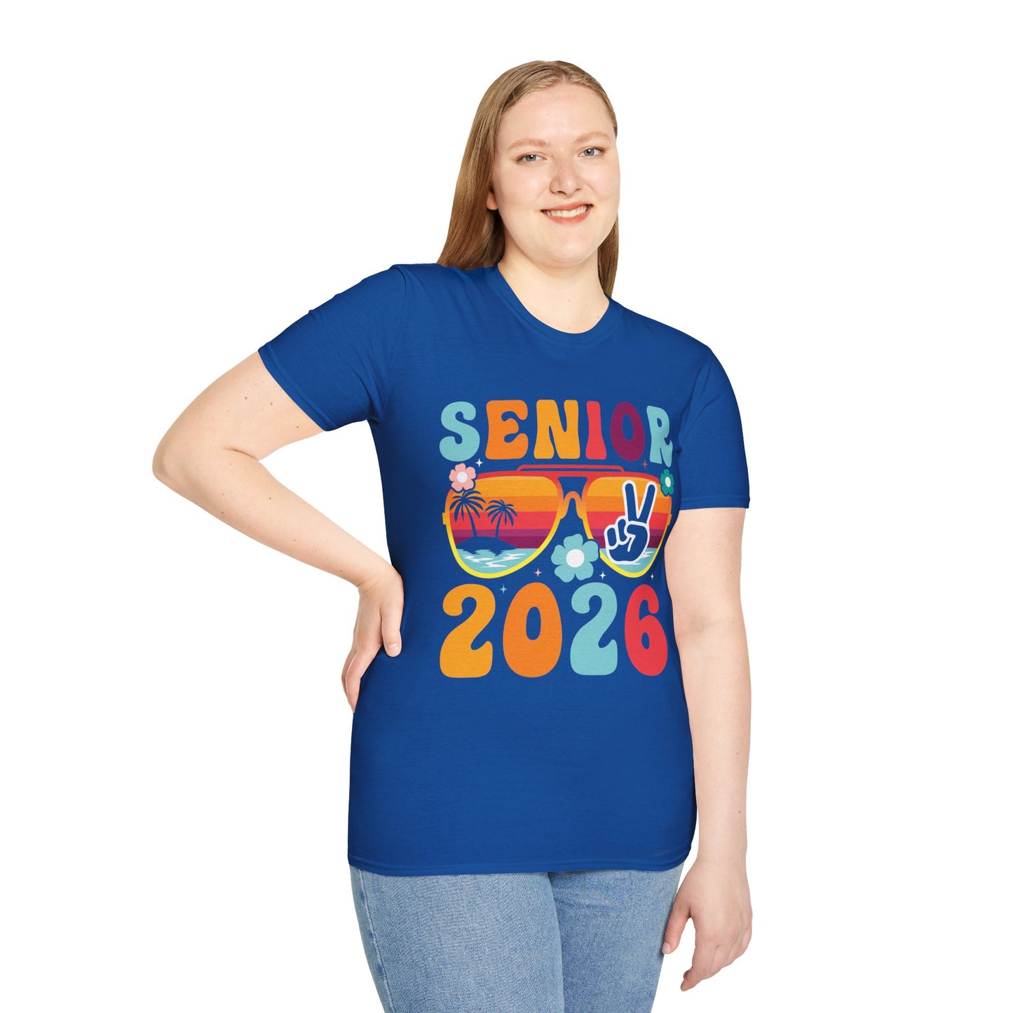 Senior 2026 Beach Vibes - Unisex Softstyle T-Shirt