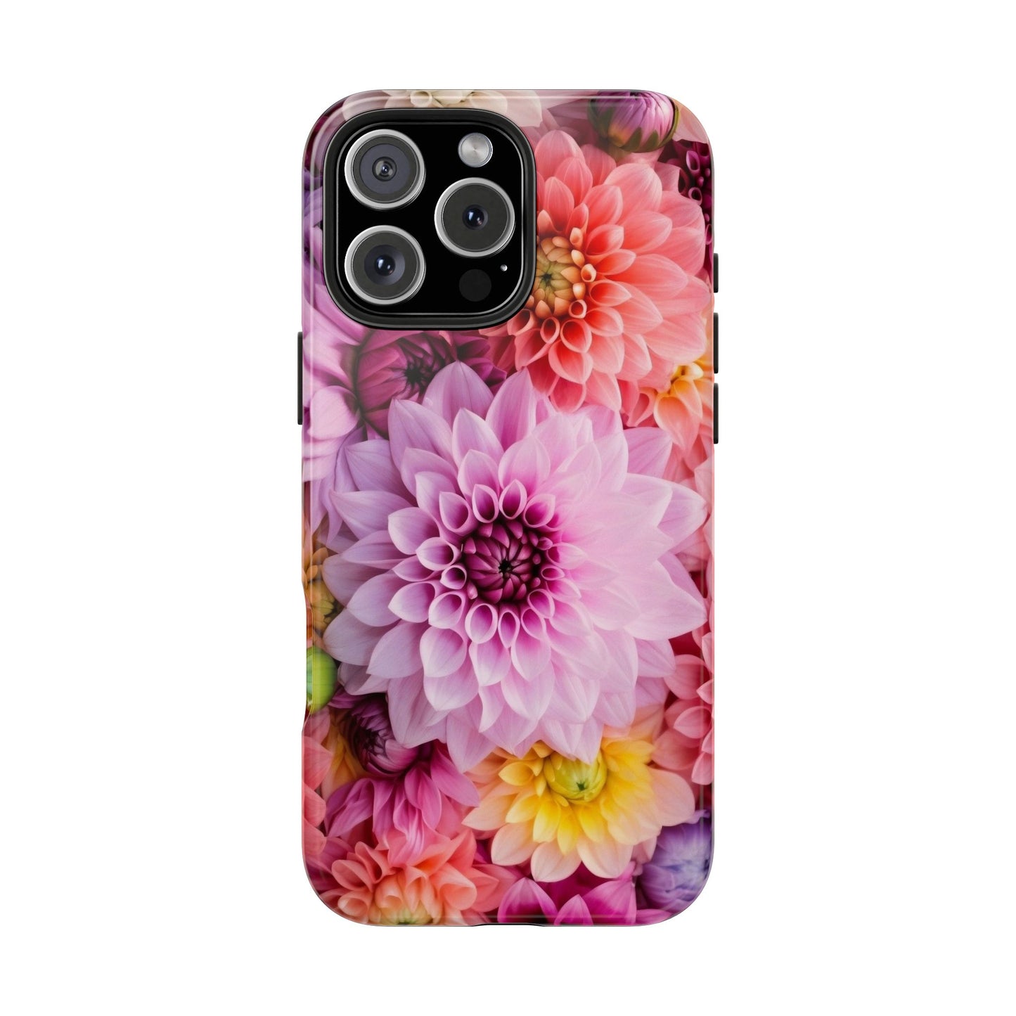 Floral Tough Phone Cases, Durable Phone Cover, Flower Print Case, Gift for Her, Spring Accessories, Custom Phone Case