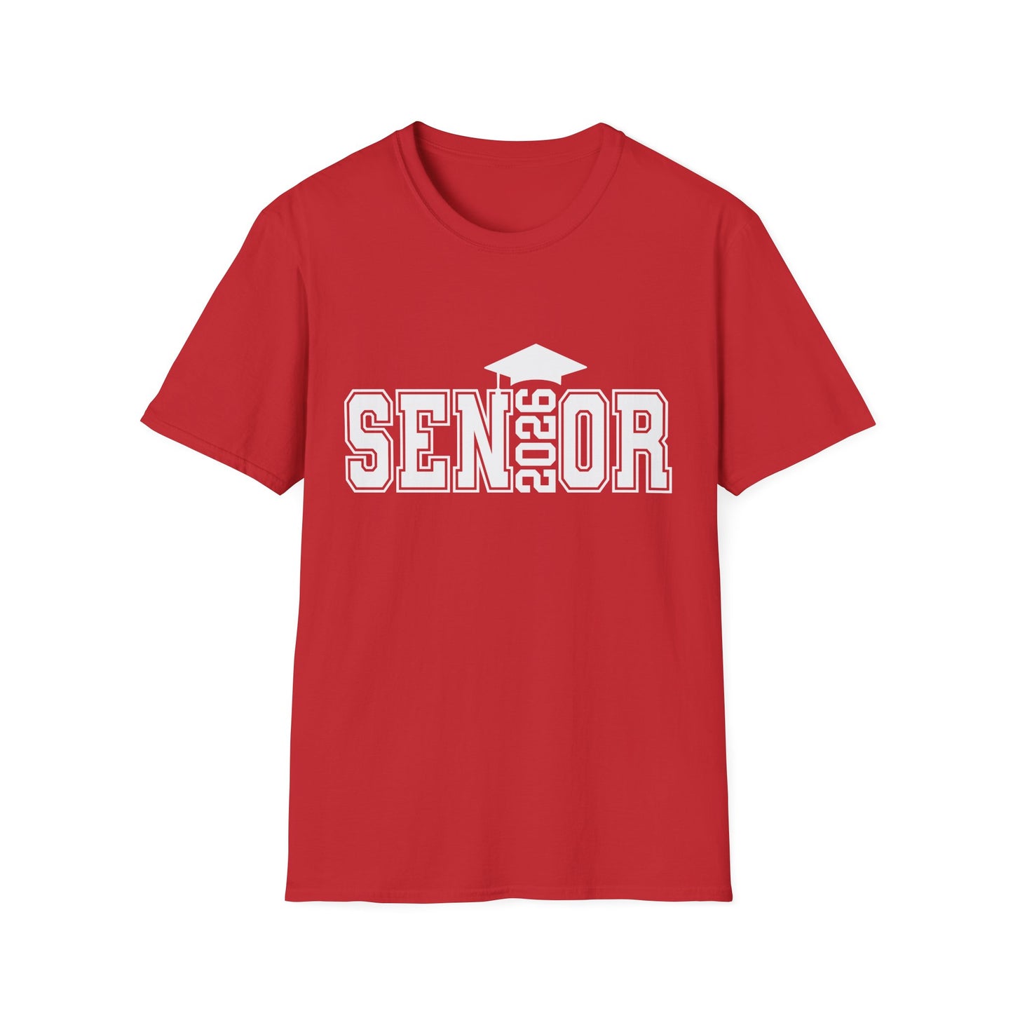 Class of 2026 Senior T-Shirt, Graduation Tee, Unisex Softstyle Shirt for Graduates, Perfect for Parties and Celebrations, Gift for Seniors