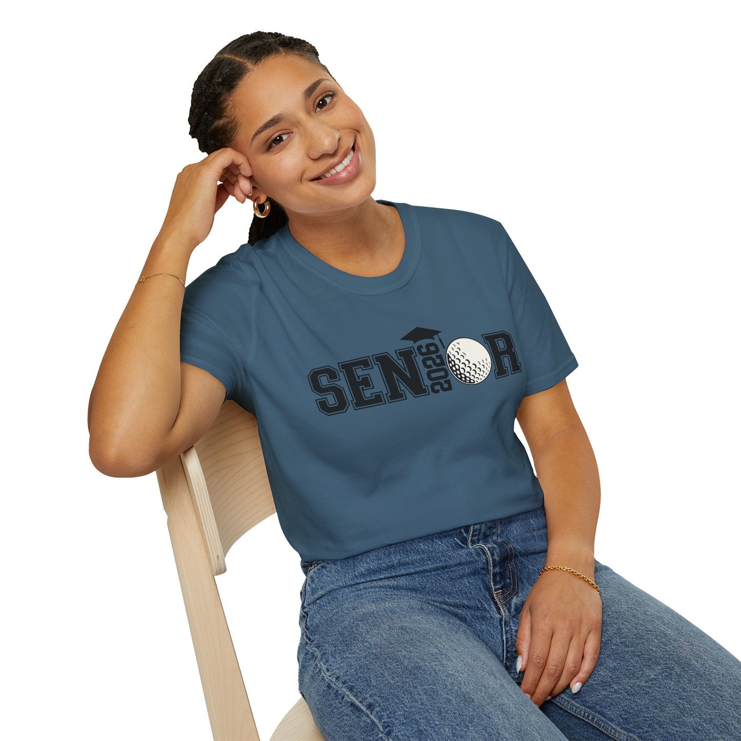 Senior Golf 2026 Unisex T-Shirt – Graduation Tee, Senior Shirt, Gift for Graduates, Class of 2026 Merchandise, Cool Casual Wear
