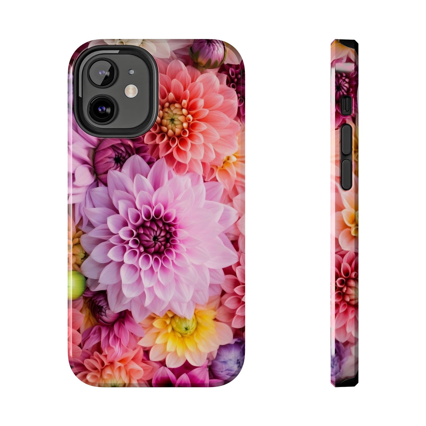 Floral Tough Phone Cases, Durable Phone Cover, Flower Print Case, Gift for Her, Spring Accessories, Custom Phone Case