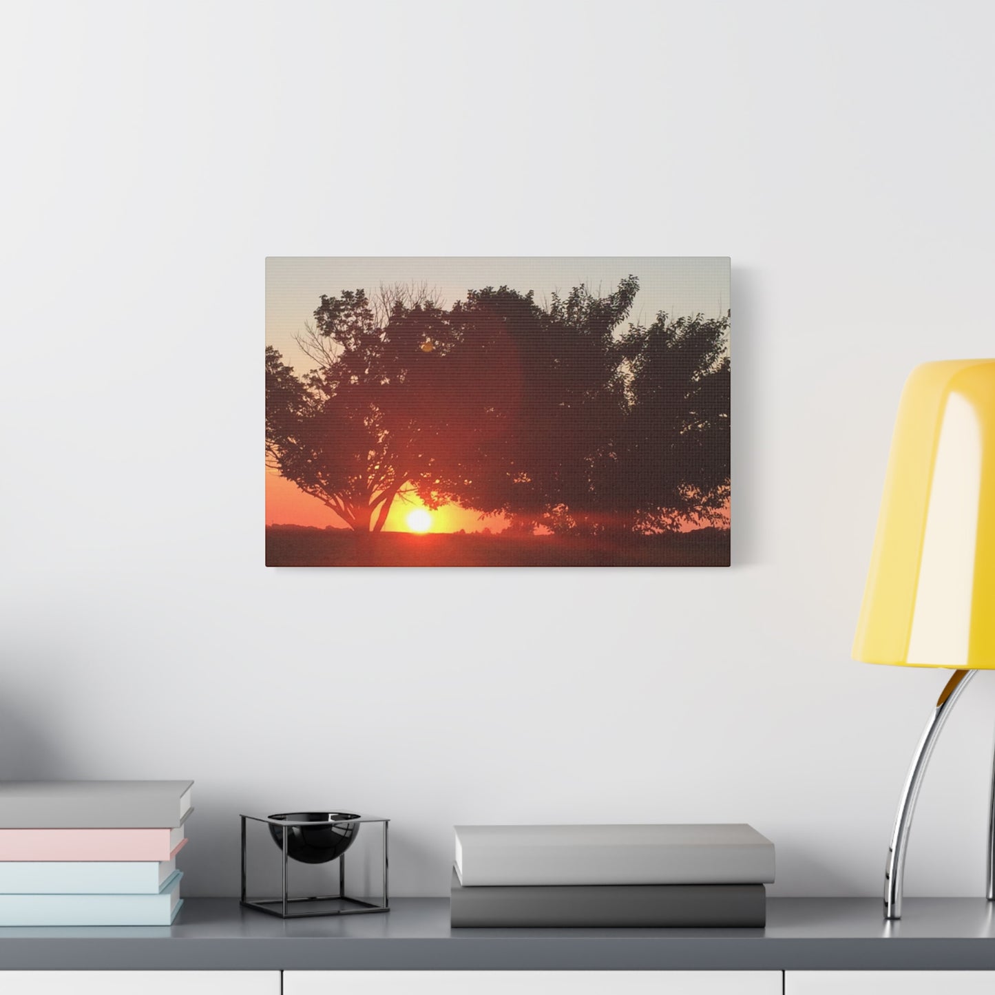 Sunset Serenity Canvas Wall Art, Relaxing Home Decor, Nature Print, Gift for Nature Lovers, Sunset Aesthetic, Art for Living Room