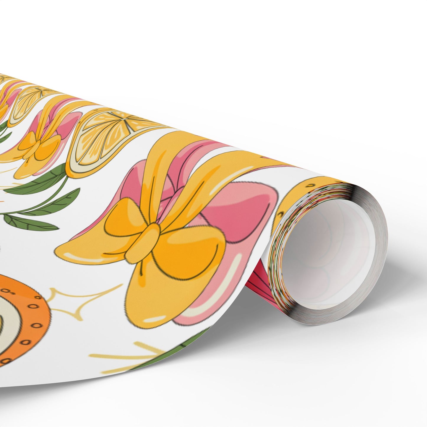 Vibrant Citrus Wrapping Paper, Colorful Gift Wrap, Holiday Decor, Celebration Wrap, Party Supplies, Crafting Paper
