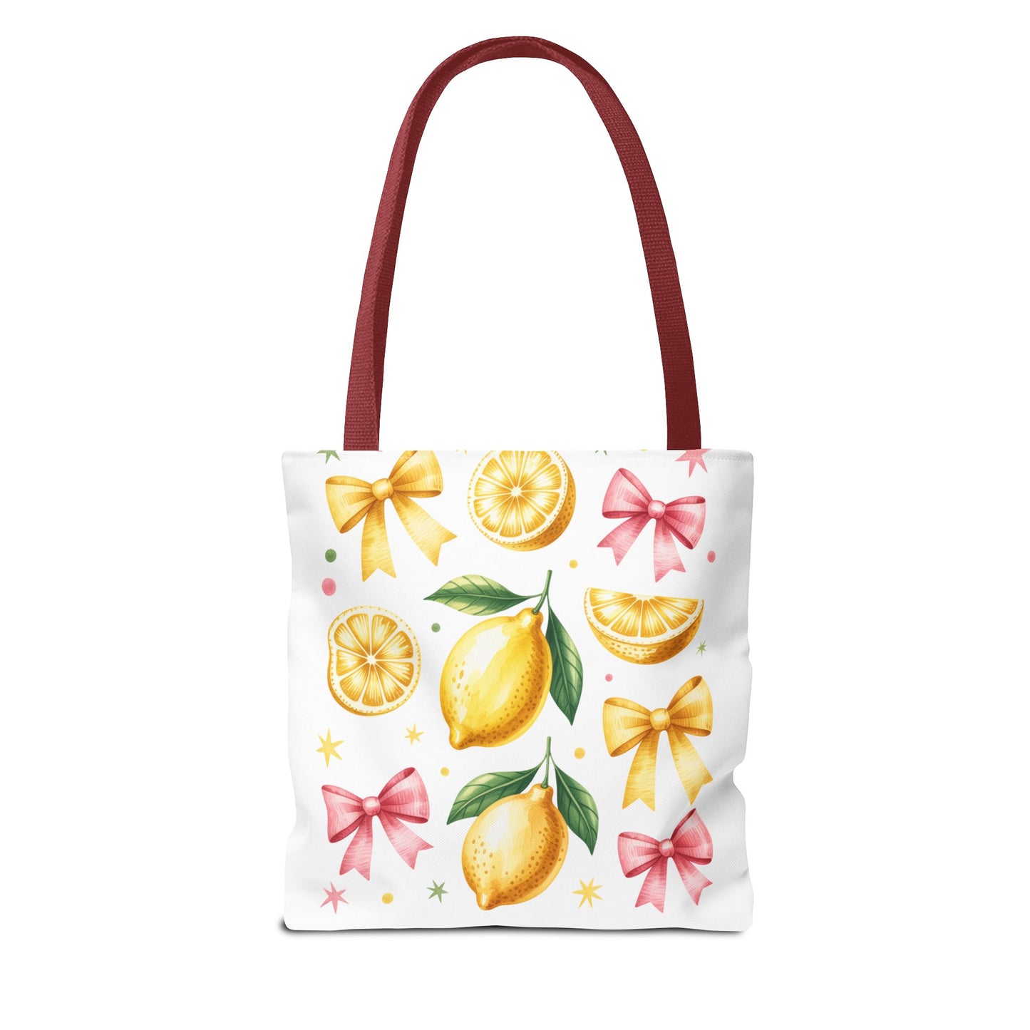 Lemon-Themed Tote Bag, Cute Duck Design Tote, Summer Accessory, Gift for Her, Reusable Shopping Bag, Fun and Functional