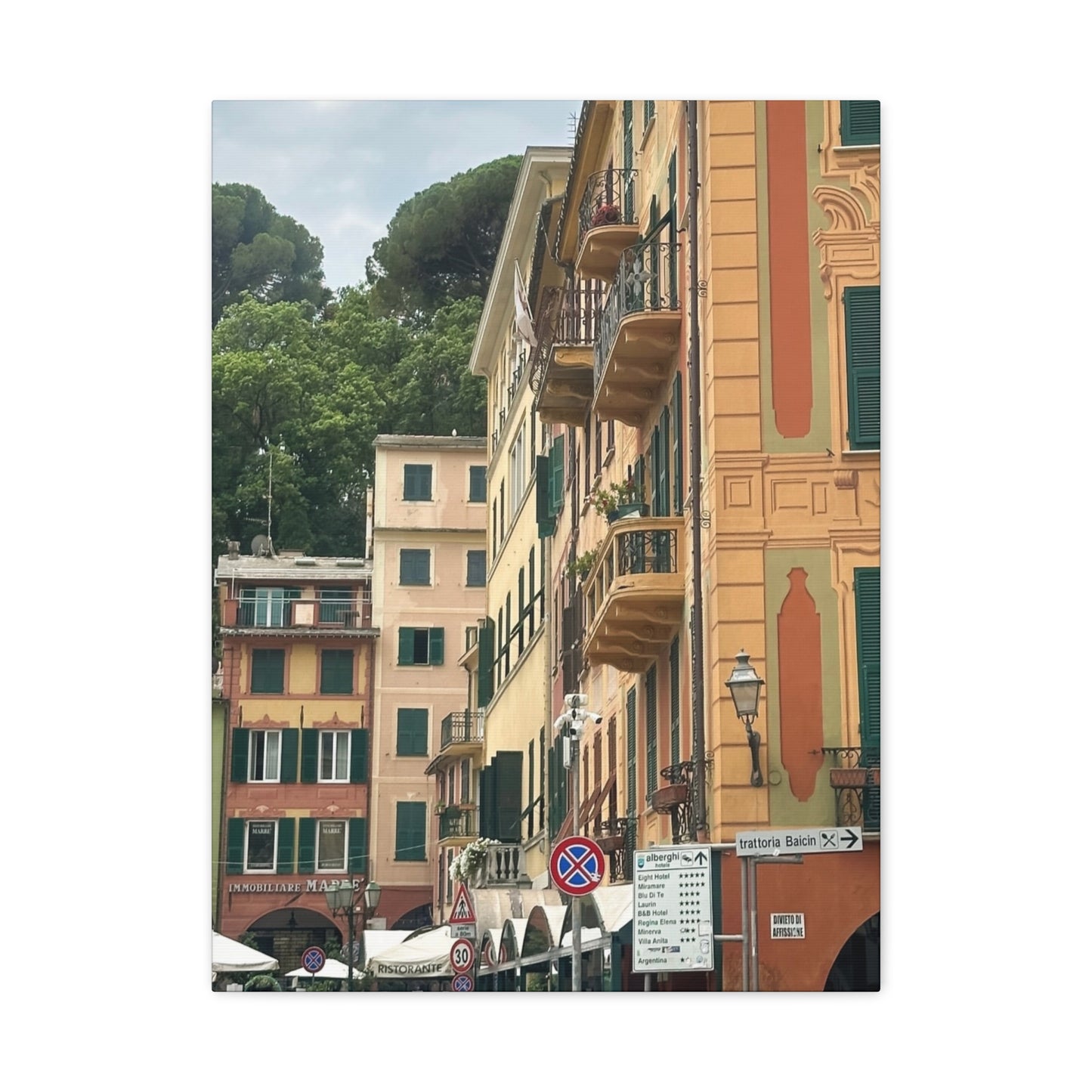 Italian Balcony Wall Decor, Home Decor, Gift for Art Lovers, Cozy Aesthetic, Travel Inspiration