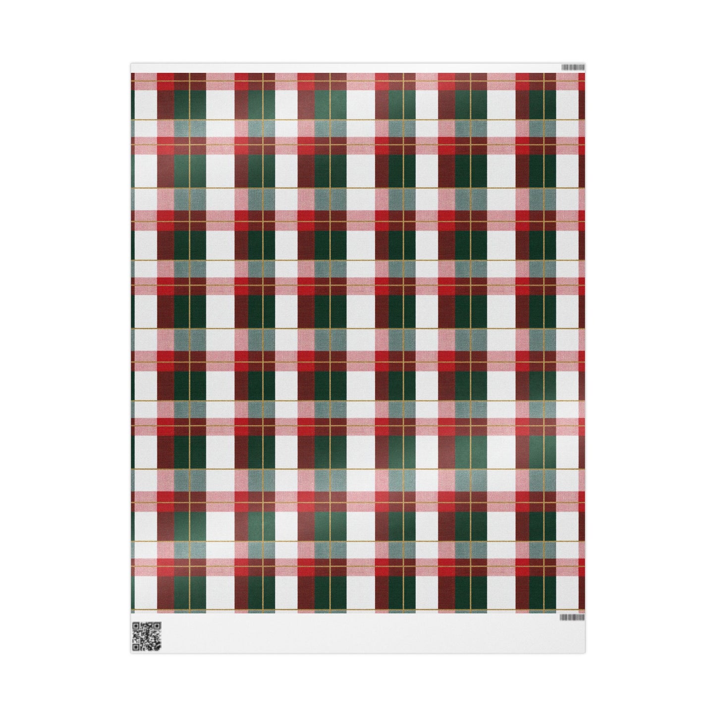 Festive Wrapping Paper, Holiday Gift Wrap, Christmas Wrap, Plaid Gift Wrap, Eco-Friendly Wrapping, Party Supplies