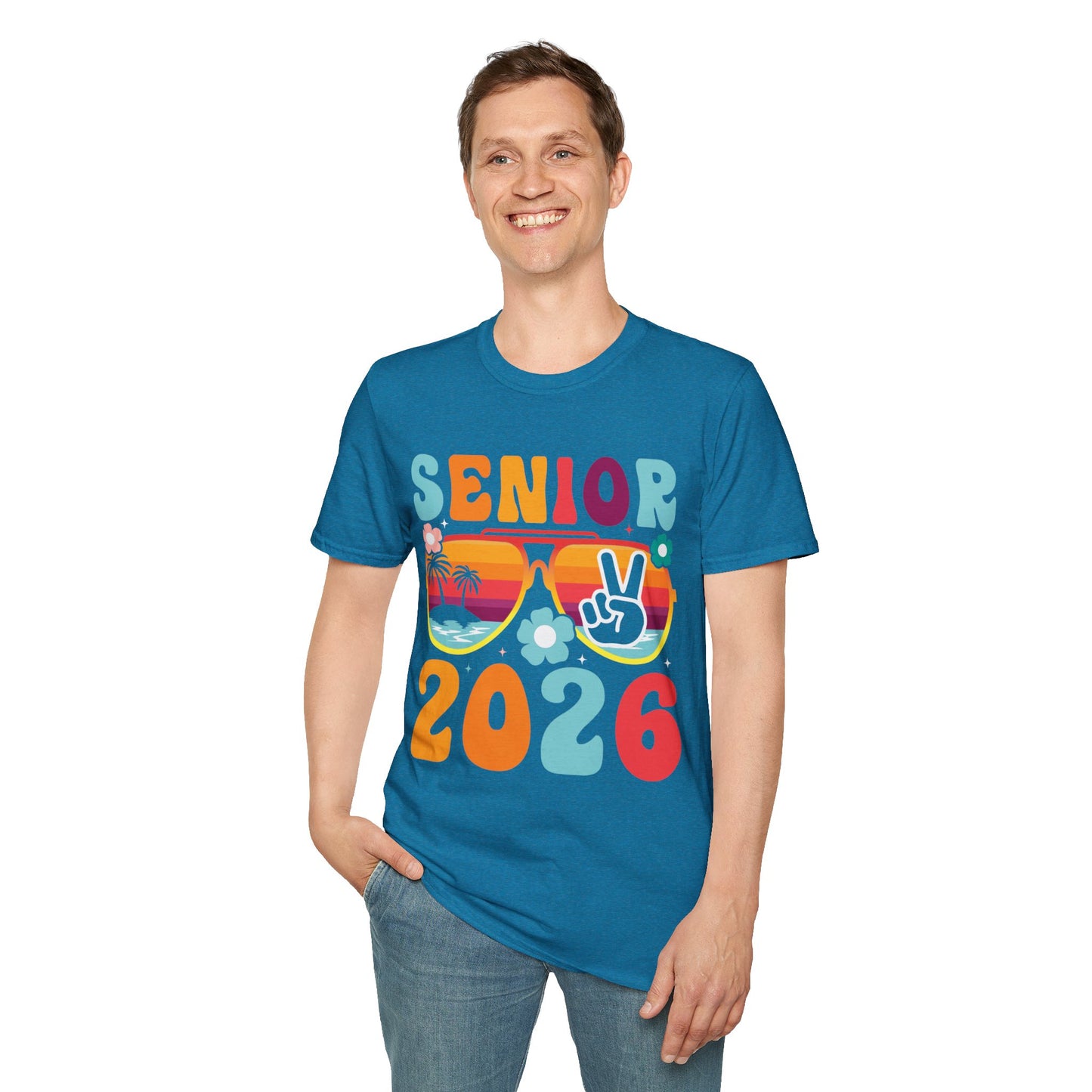 Senior 2026 Beach Vibes - Unisex Softstyle T-Shirt