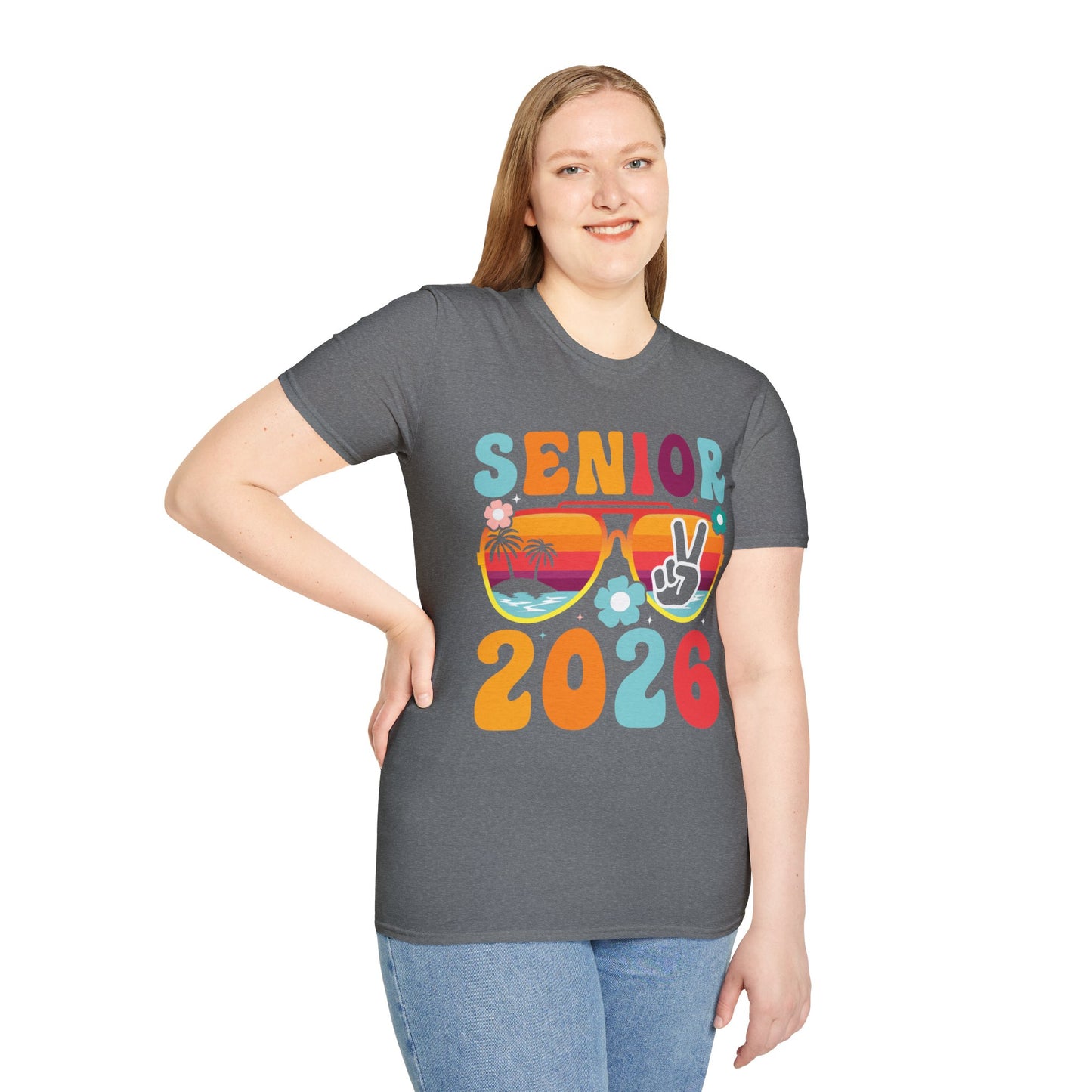 Senior 2026 Beach Vibes - Unisex Softstyle T-Shirt