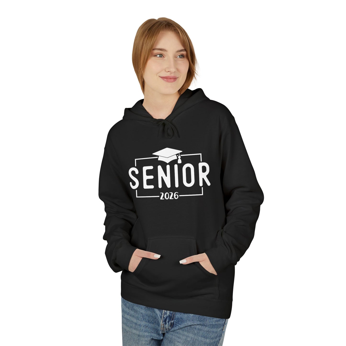 2026 Senior Unisex Midweight Fleece Hoodie, Graduation Gift, Class of 2026 Apparel, Cozy Hoodie, Unique Grad Clothing, High School Senior