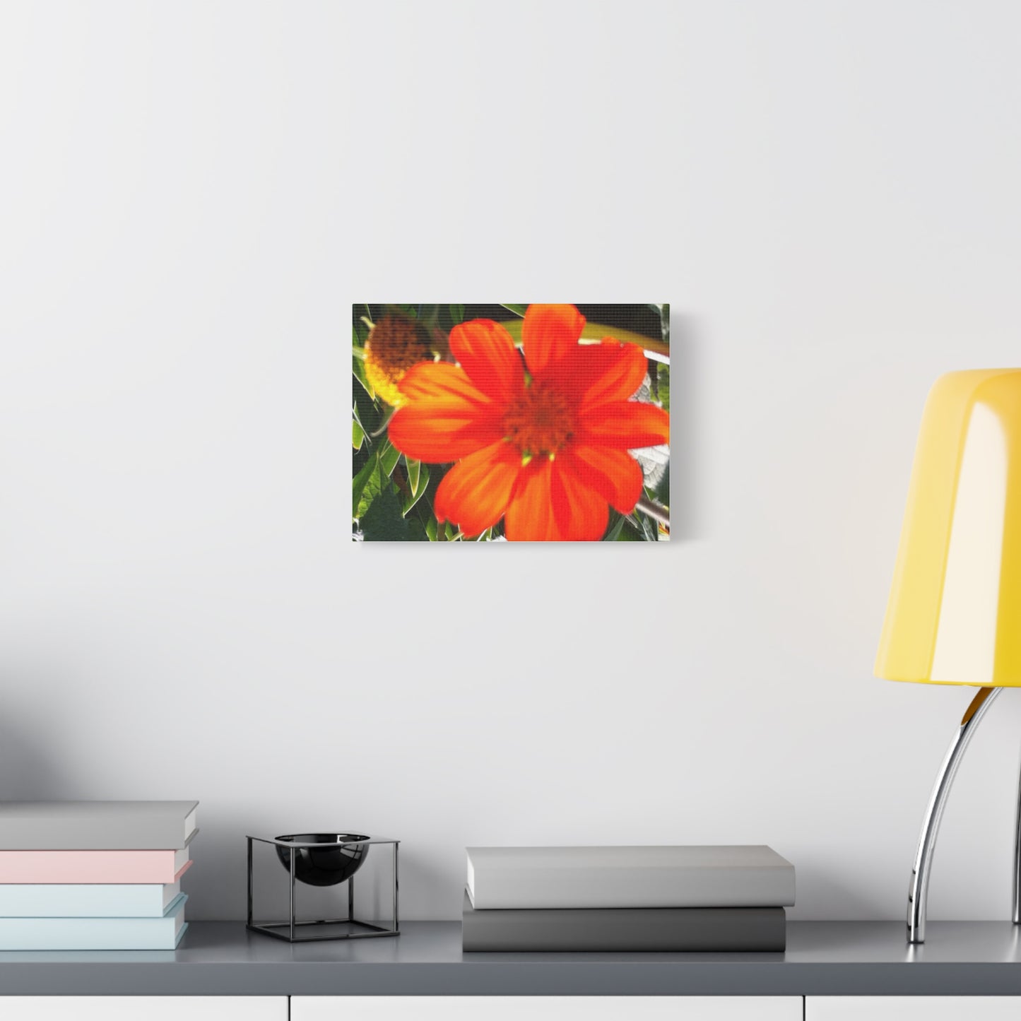Vibrant Floral Canvas Art, Wall Decor, Gift for Garden Lovers, Bright Home Accent, Modern Art for Any Room