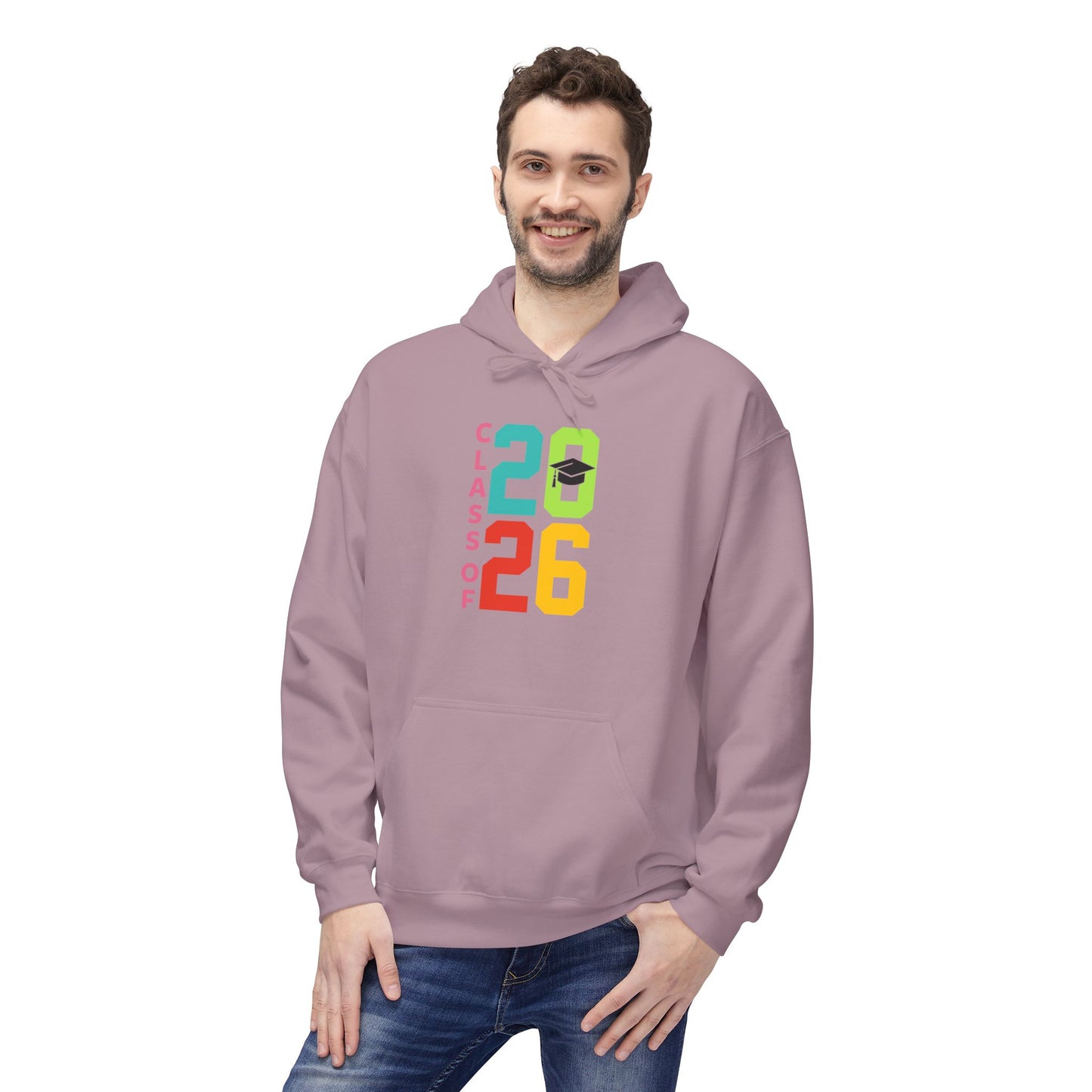 Class of 2026 Unisex Fleece Hoodie, Graduation Gift, College Bound Apparel, Cozy Layer, Student Spirit Wear