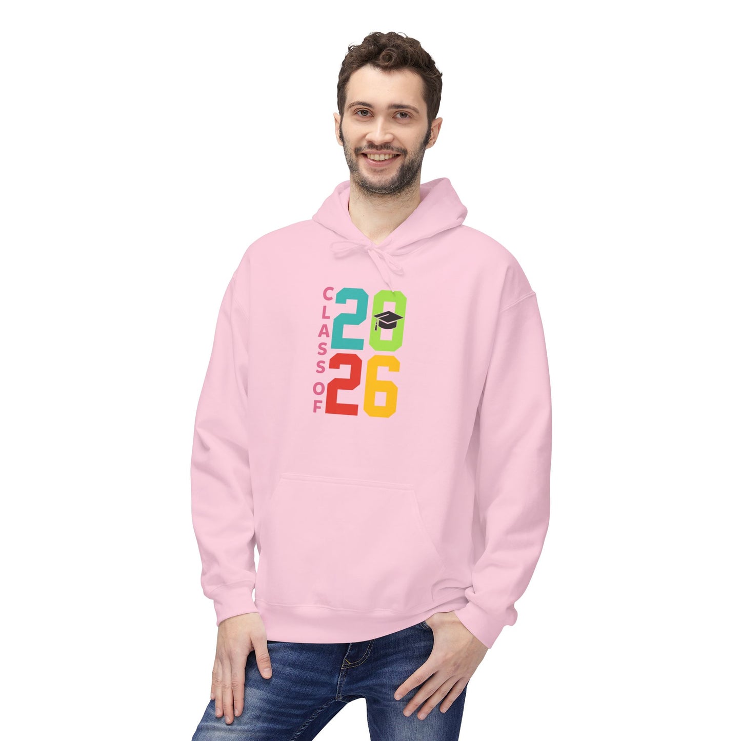 Class of 2026 Unisex Fleece Hoodie, Graduation Gift, College Bound Apparel, Cozy Layer, Student Spirit Wear