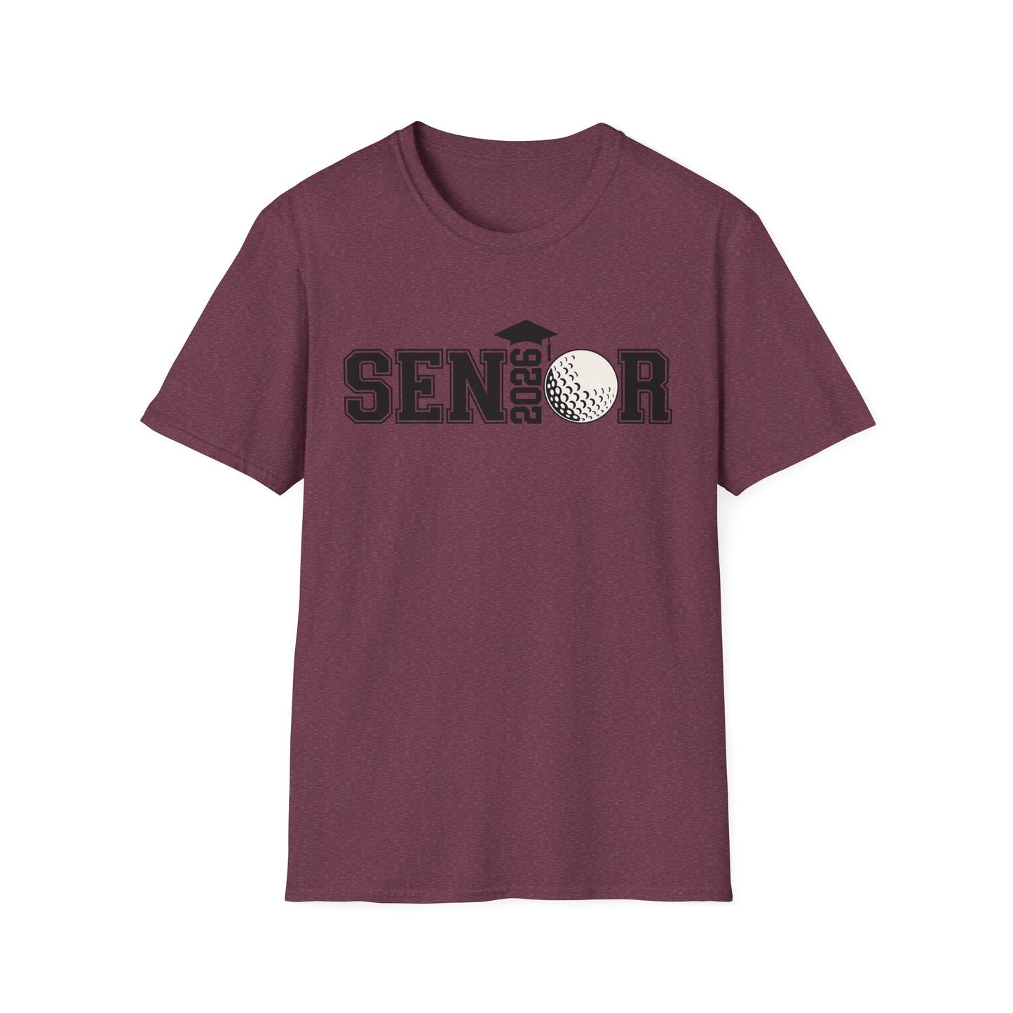 Senior Golf 2026 Unisex T-Shirt – Graduation Tee, Senior Shirt, Gift for Graduates, Class of 2026 Merchandise, Cool Casual Wear