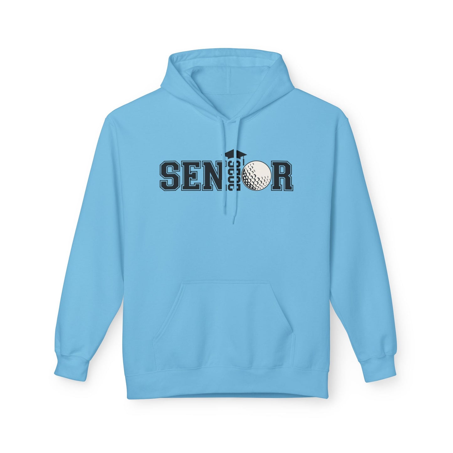 Senior- Golf Fleece Hoodie - Perfect for Graduates, Cozy Gift for Seniors, College Prep, Class of 2023, Warm and Stylish