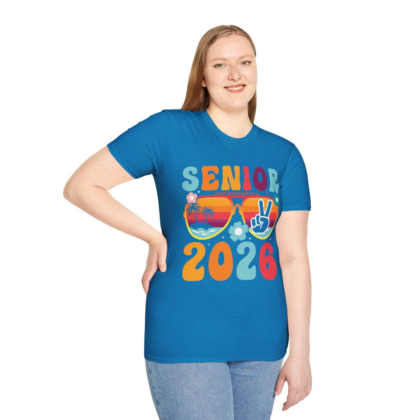 Senior 2026 Beach Vibes - Unisex Softstyle T-Shirt