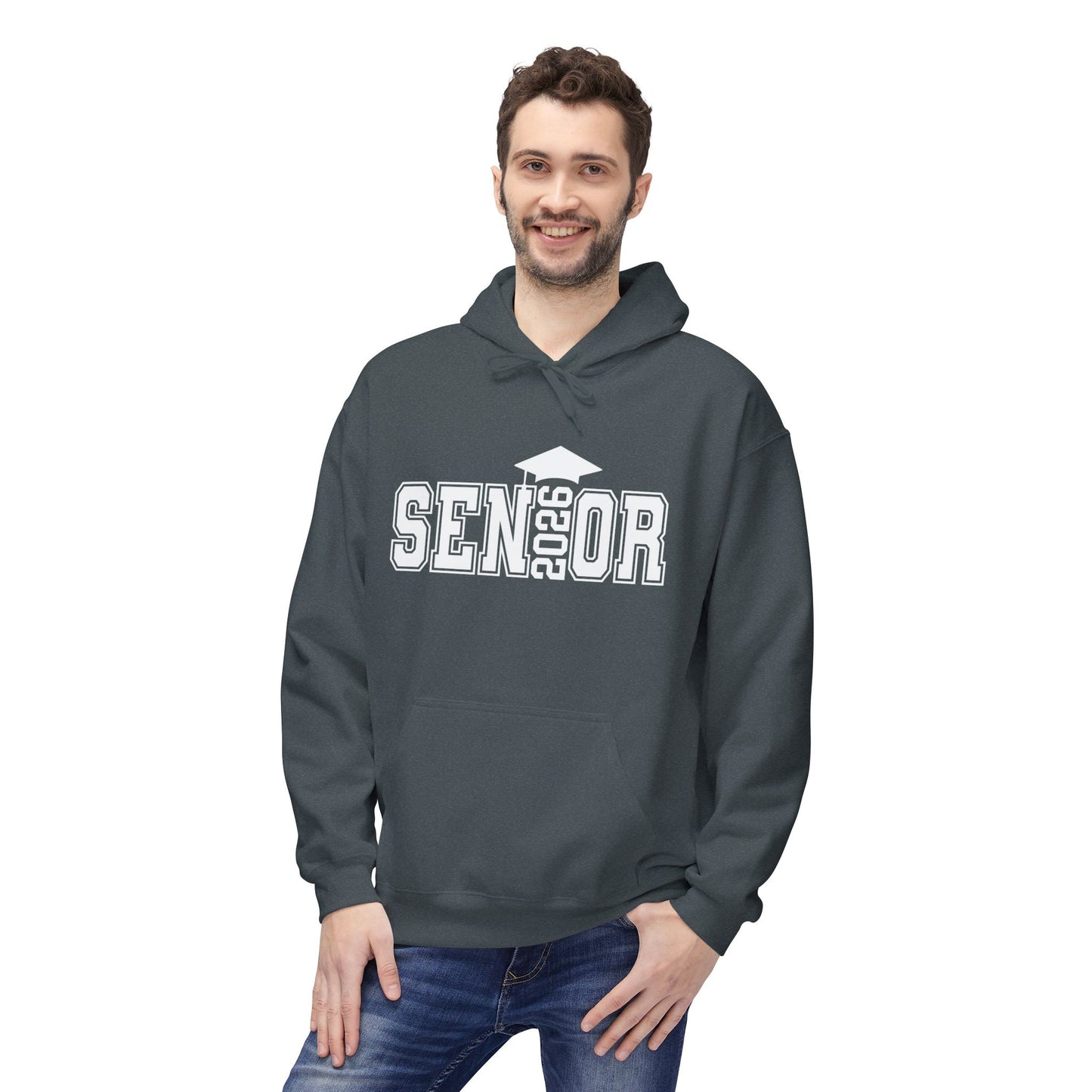 Senior Fleece Hoodie, Cozy Graduation Gift, Class of 2024 Sweatshirt, Unisex Hoodie, Senior Spirit Wear, Comfortable Casual Wear