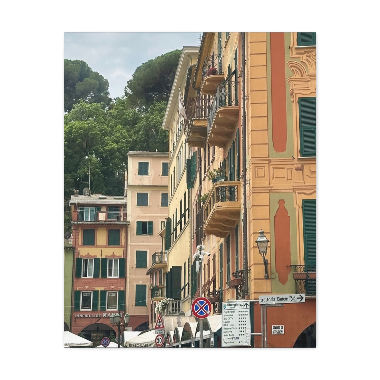 Italian Balcony Wall Decor, Home Decor, Gift for Art Lovers, Cozy Aesthetic, Travel Inspiration