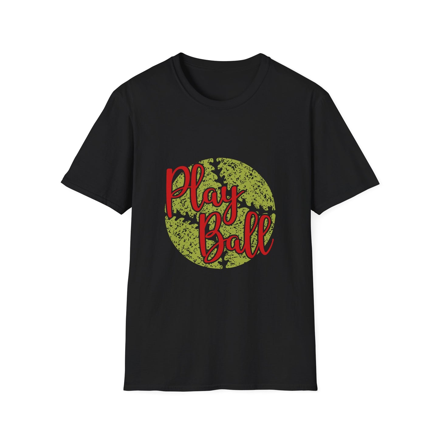 Play Ball Unisex Softstyle T-Shirt, Sporty Tee, Gift for Baseball Fans, Casual Wear, Team Spirit Apparel, Summer Outfit