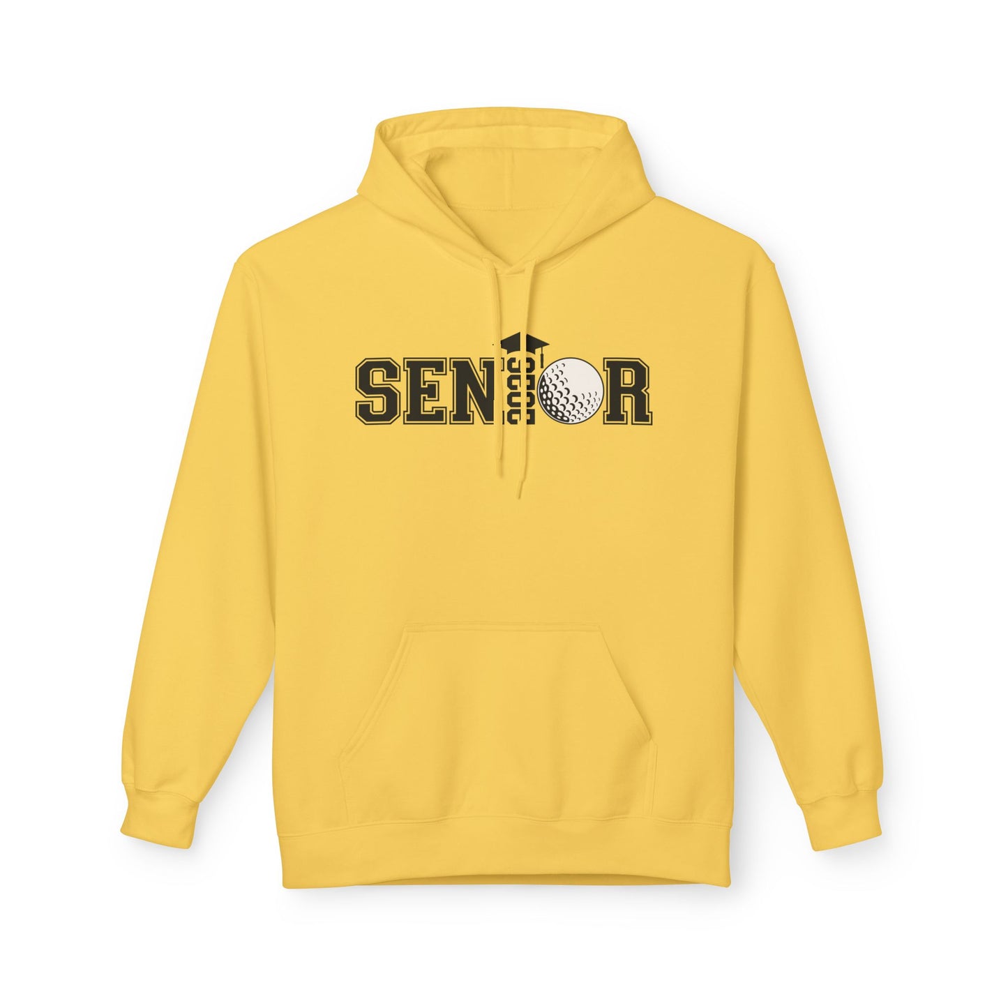 Senior- Golf Fleece Hoodie - Perfect for Graduates, Cozy Gift for Seniors, College Prep, Class of 2023, Warm and Stylish